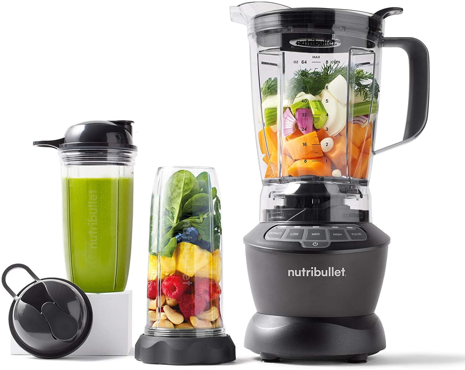 Nutribullet 1200W Combo Blender, USA #1 Mixer / Grinder / Smoothie Maker, The Original Nutribullet, Food Processor, Best Blender