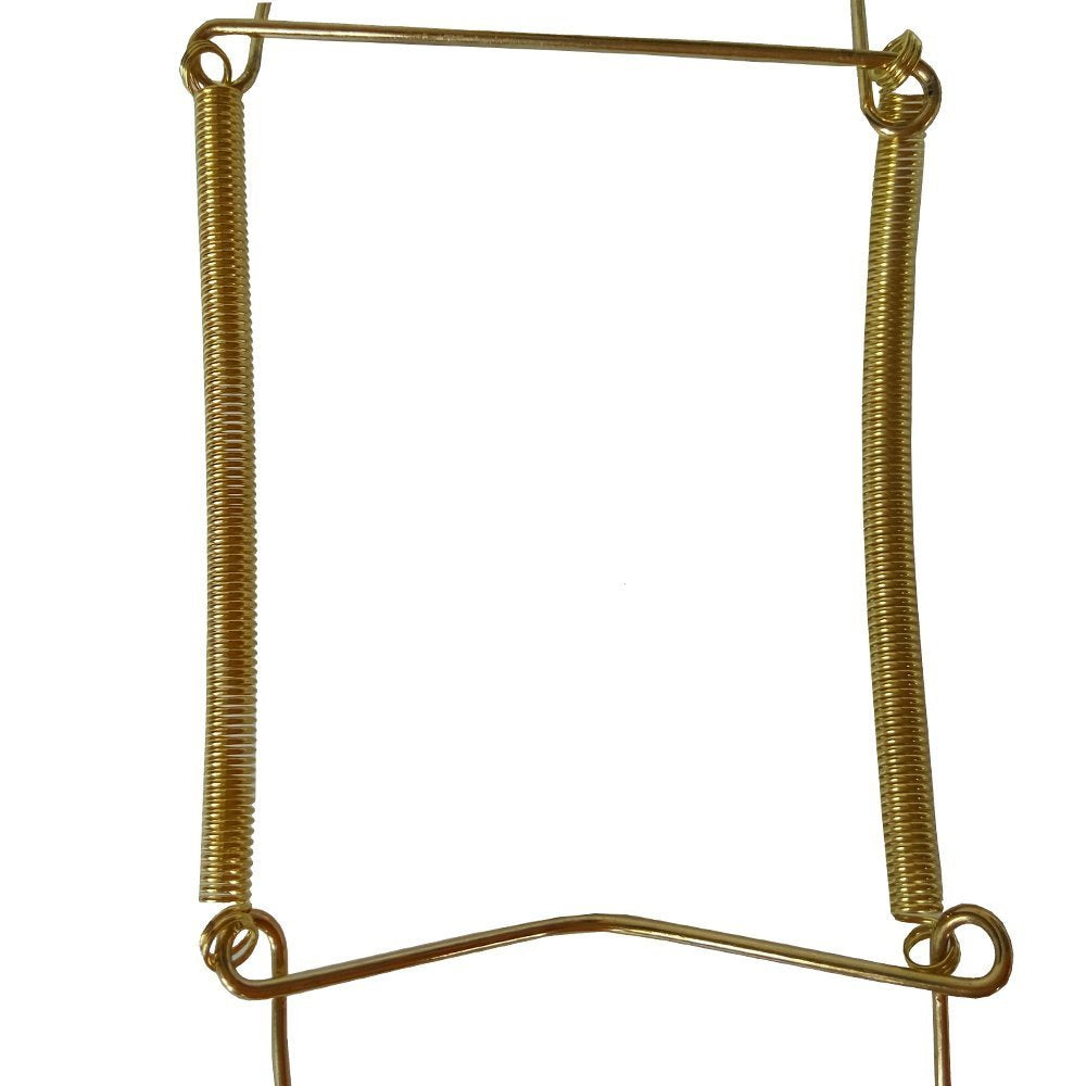 Xinlinke Lot5 6-Inch Small Invisible Plate Wire Hanger Wall Holders With Protective Rubber Cover For 5'' To 7'' Decorative Tray