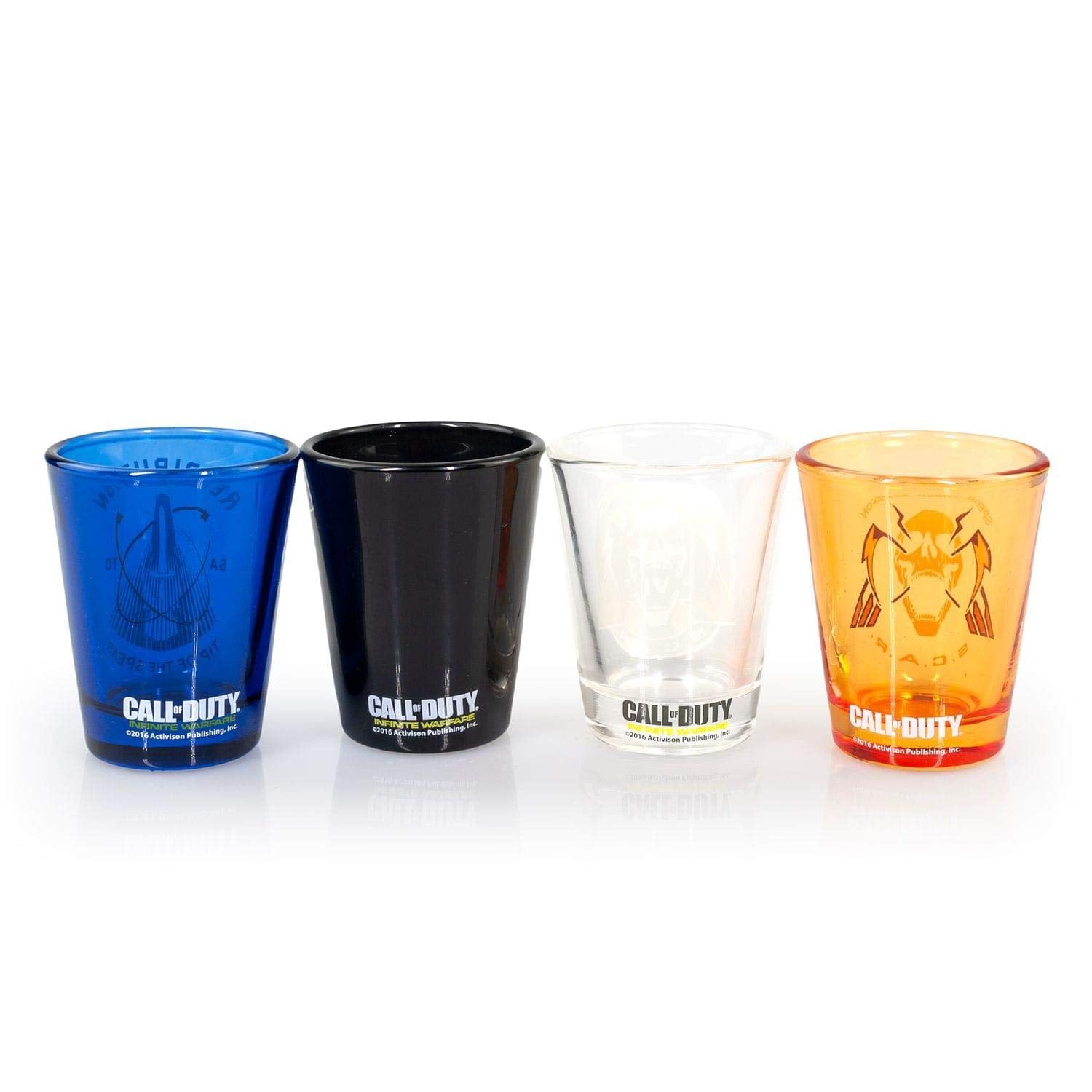 Exclusive Call Of Duty: Infinite Warfare Shot Glasses | Set Of 4 | 2 Fl Oz.