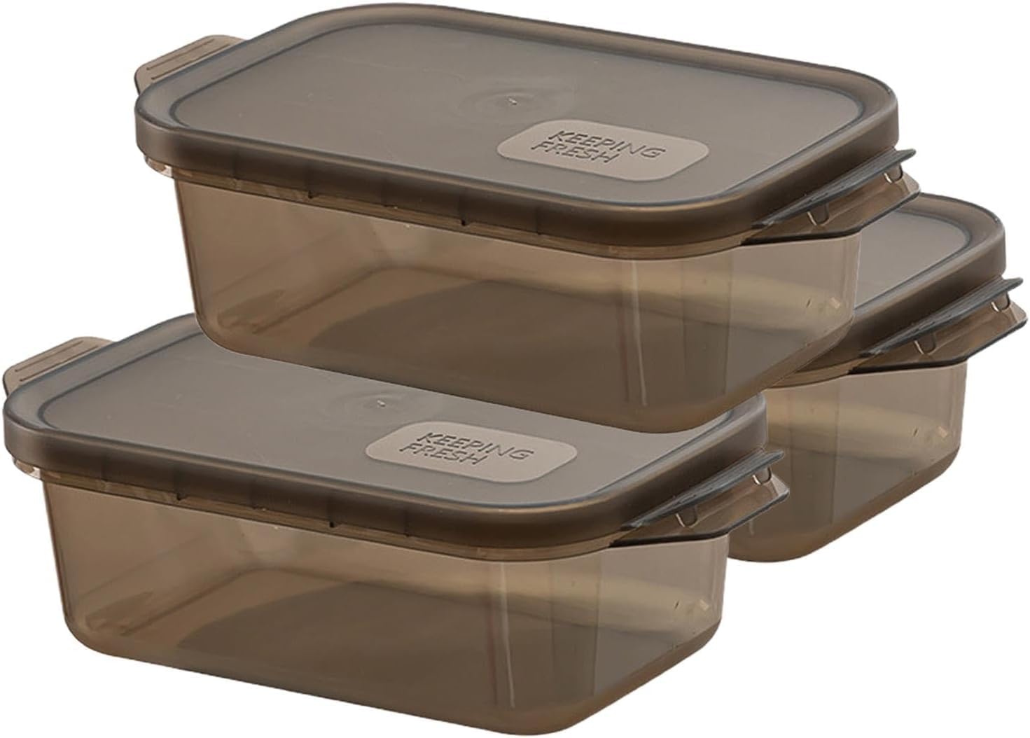 Pliable Living Plastic Food Storage Containers | Multipurpose Stackable Kitchen Storage Boxes | Airtight Refrigerator Organizer 