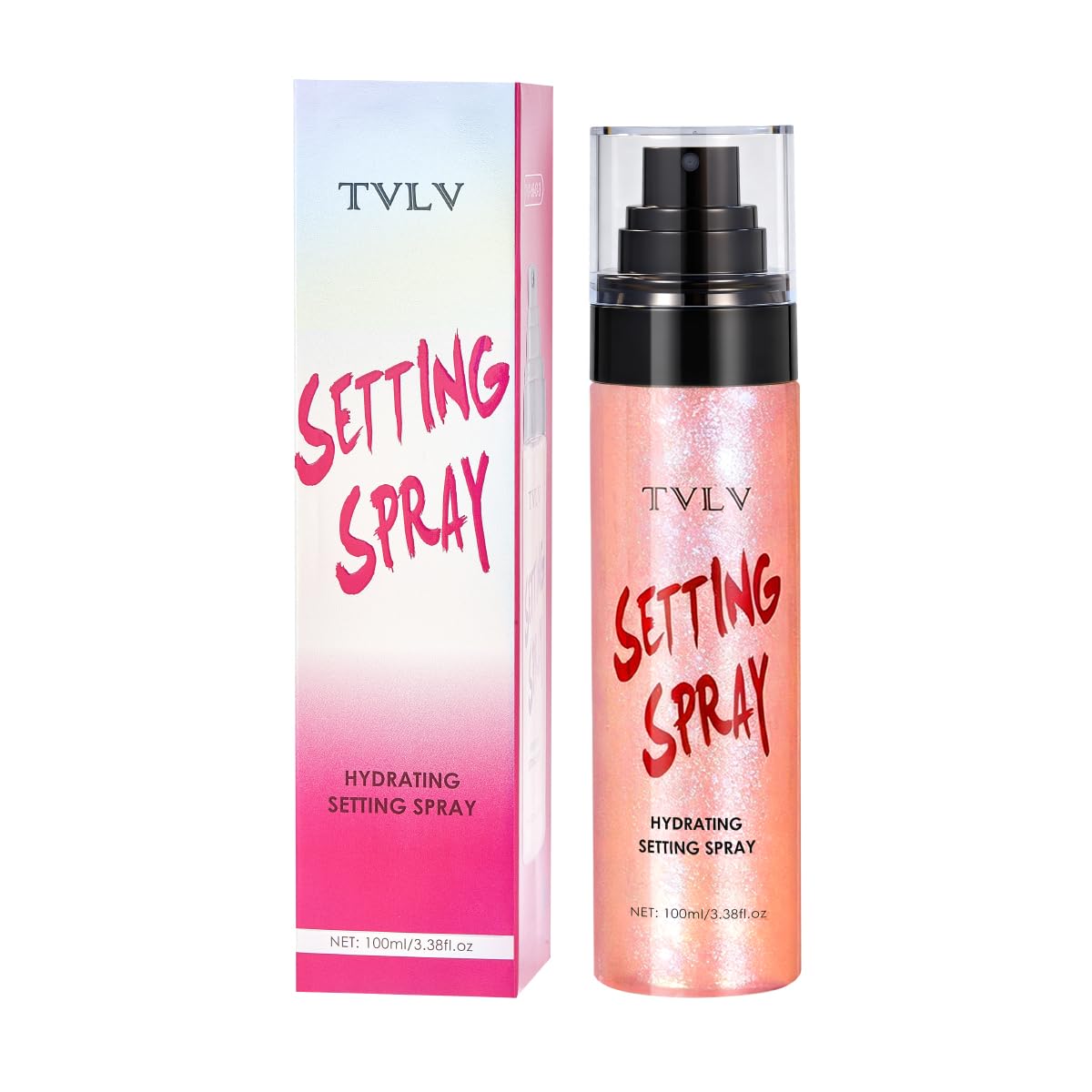 Hydrating Setting Spray 100ml Oil Control Moisturizing Fixing Spray 3 Color (pink)