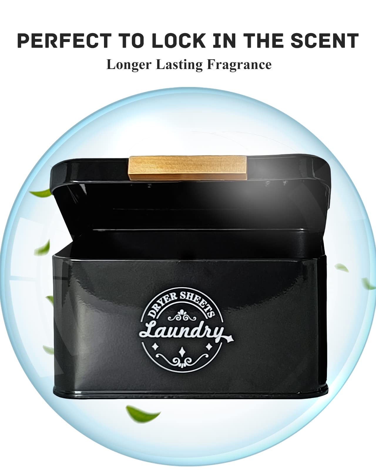 Sacreday Dryer Sheet Holder Container For Laundry Room Organization, Farmhouse Laundry Organization And Storage, Metal Dryer She