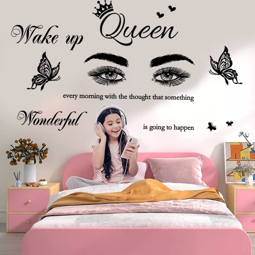 Inspirational Quote Wall Decal Wake Up Every Morning With The Thought That Something Wonderful Is Going To Happen Vinyl Beauty E
