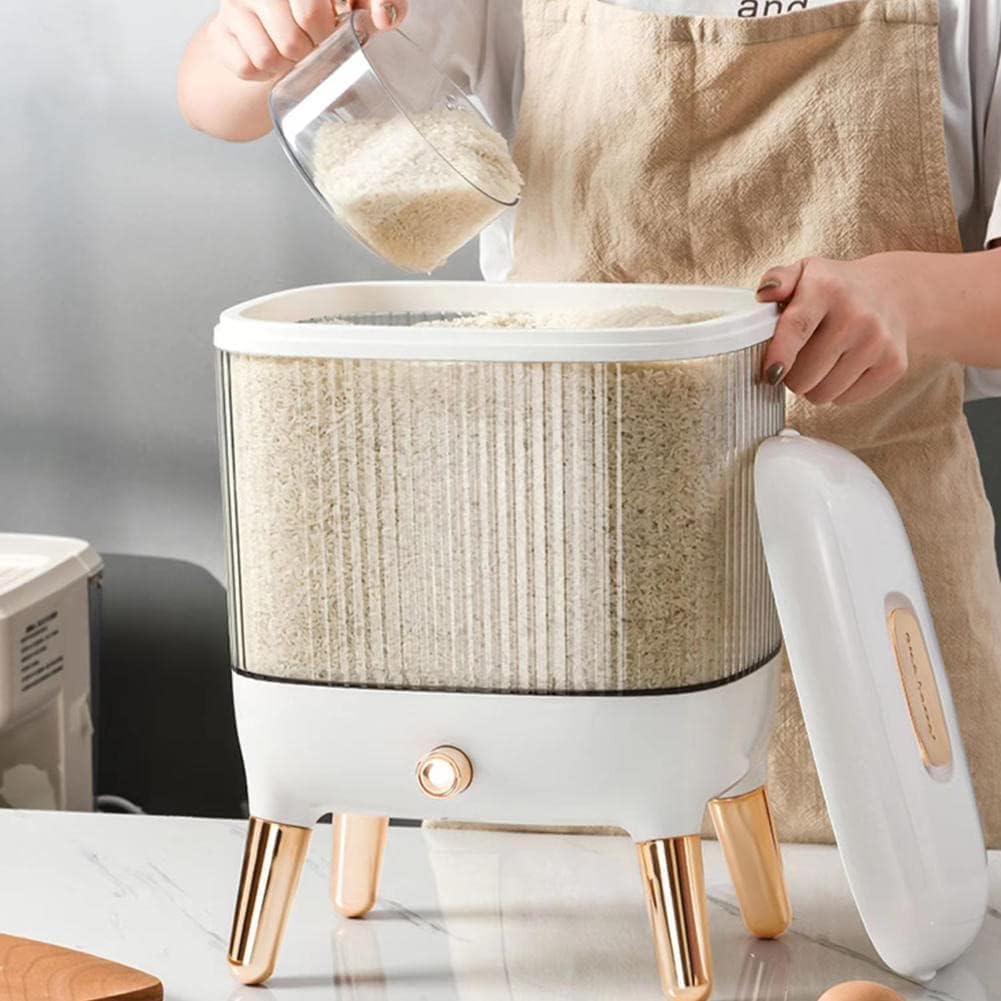 Blurism Kitchen Storage,Large Cereal Dispense,Food Containers,Rice Dispenser,Cereal Dispenser,Food Storage Containers,Dry Food D