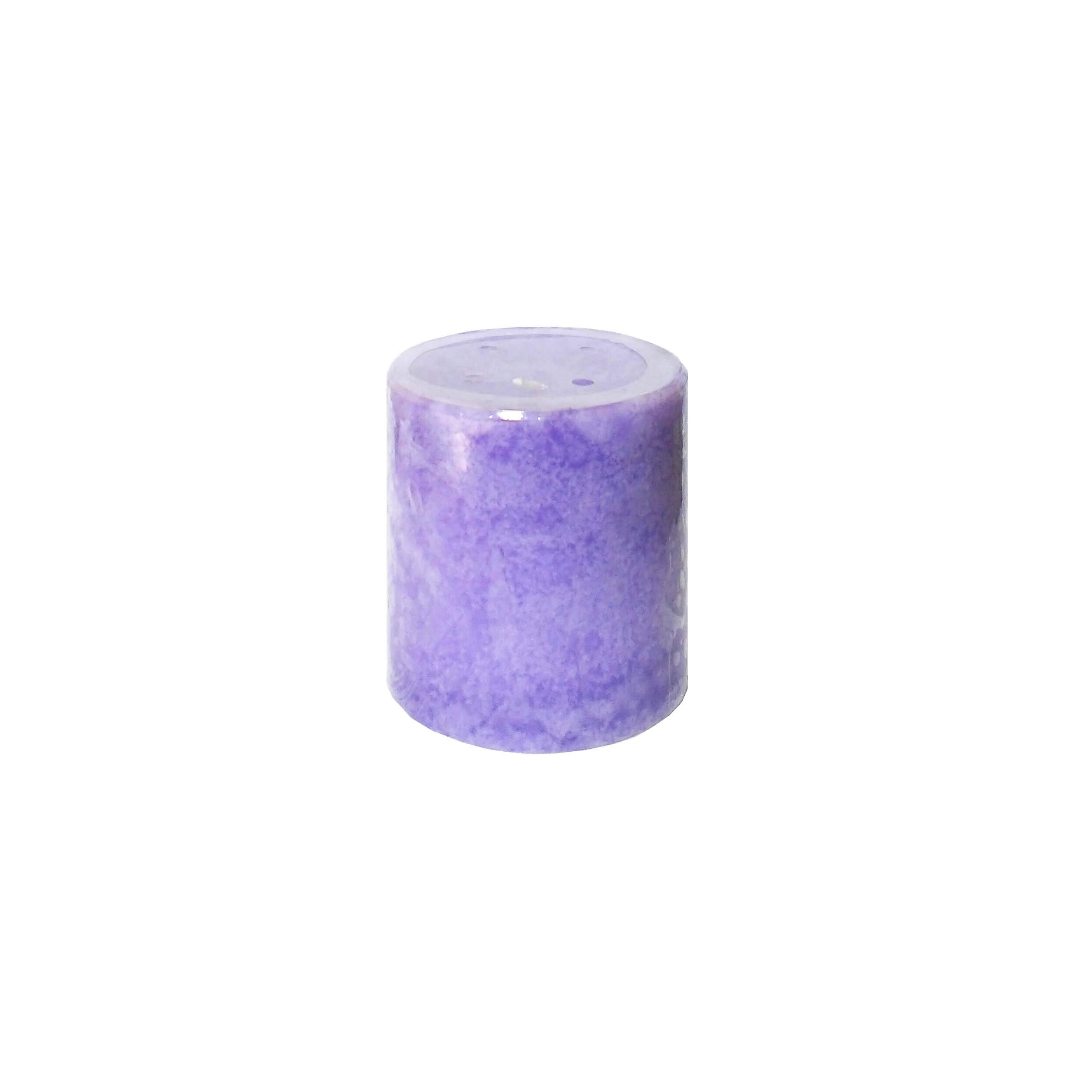 Pure Indian Candle Handmade Purple Sugar Lemon Voilet Vanilla Cream Scented Wax Pillar Candle PICPC3005 (Burn Time 30 Hrs.)