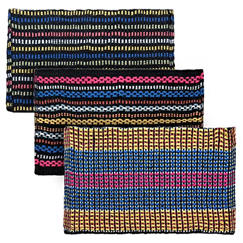 Story@Home Door Mat Set Of 3, AntiSkid Cotton Blend Kitchen Rugs, 60 X 40 Cm, Multi Color Mix N Match Design, Best Kitchen Acce