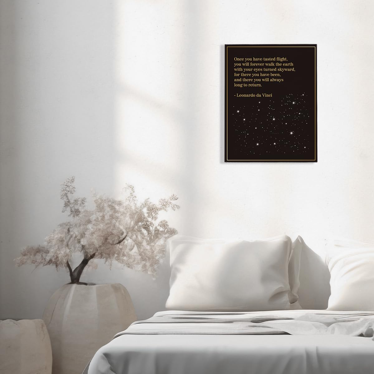 Inspirational Pilot Quote Wall Art Decor Canvas Painting Framed Canvas Artwork Print Poster 12''X15'' Decoration For Home Flight