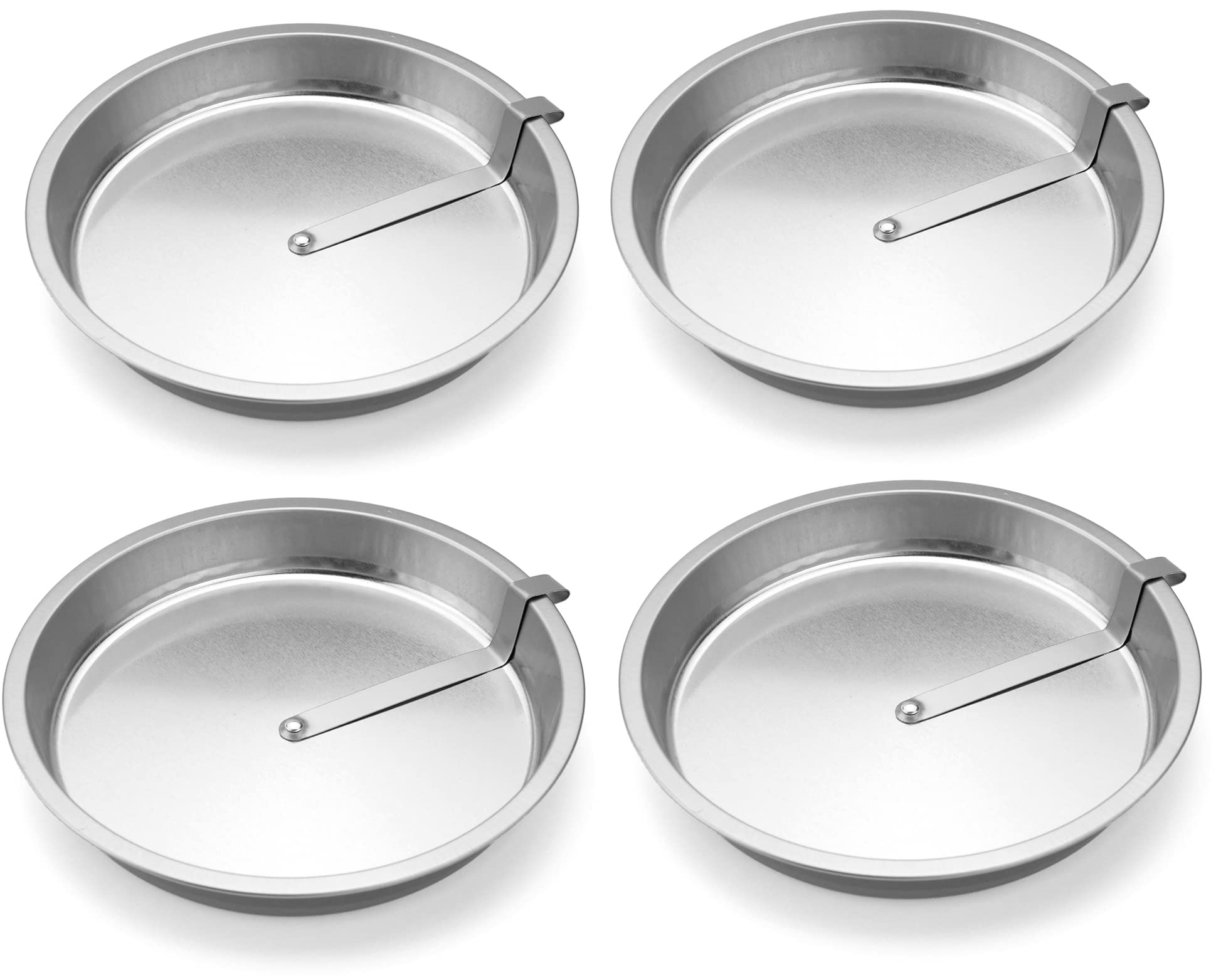 9'' Easy Out Quick Release Tart, Quiche, Pie And Cake Pan - Set Of 4