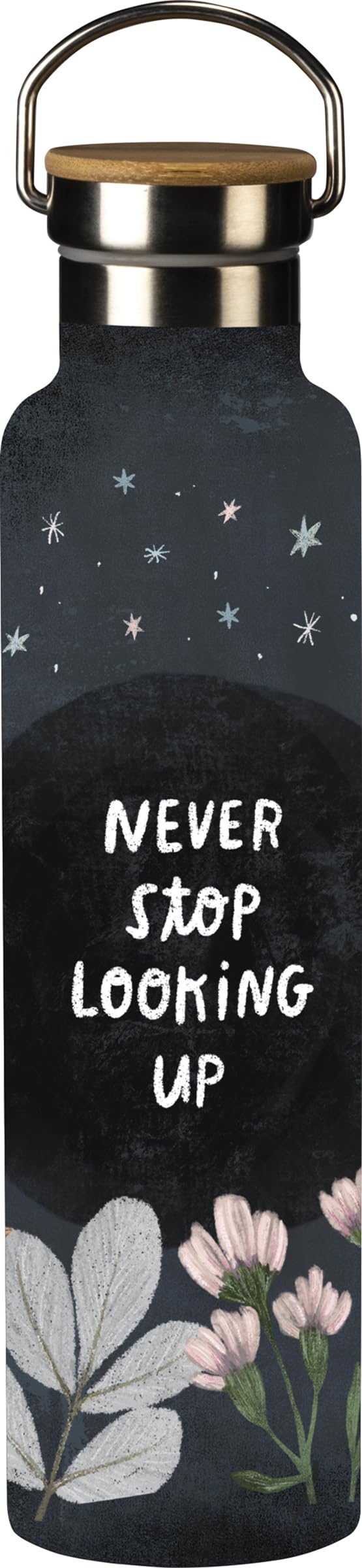Primitives By Kathy Insulated Bottle - Never Stop Looking Up