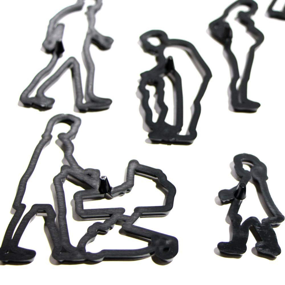 Family Fondant Cutters, Airlxf 11 Pcs Wedding Cookie Cutter Set For Anniversary/Bridal/Engagement Cake Decorating Sugarcraft Cut