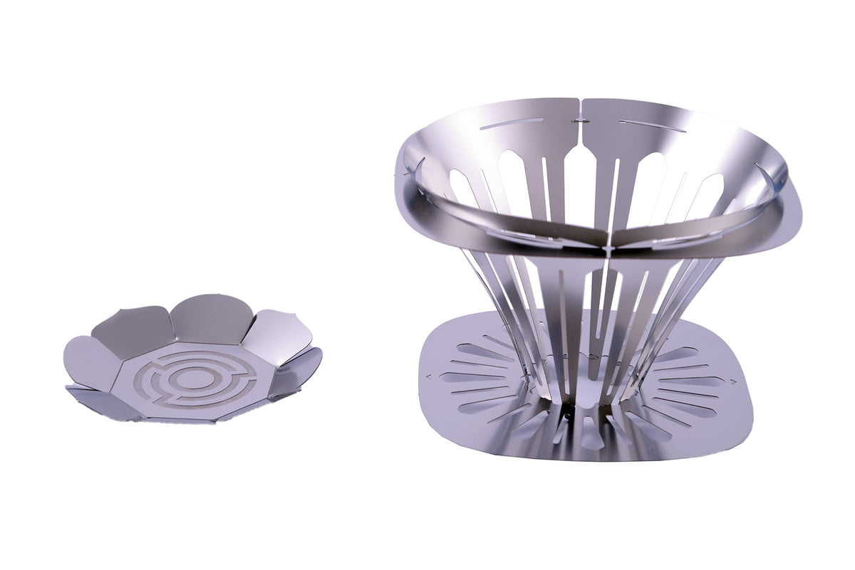 Pour Over Coffee Dripper, Stainless Steel Coffee Dripper, Caf   Pronto, Metal Coffee Dripper Diy Kit, 3D Metal Puzzle Coffee Dri