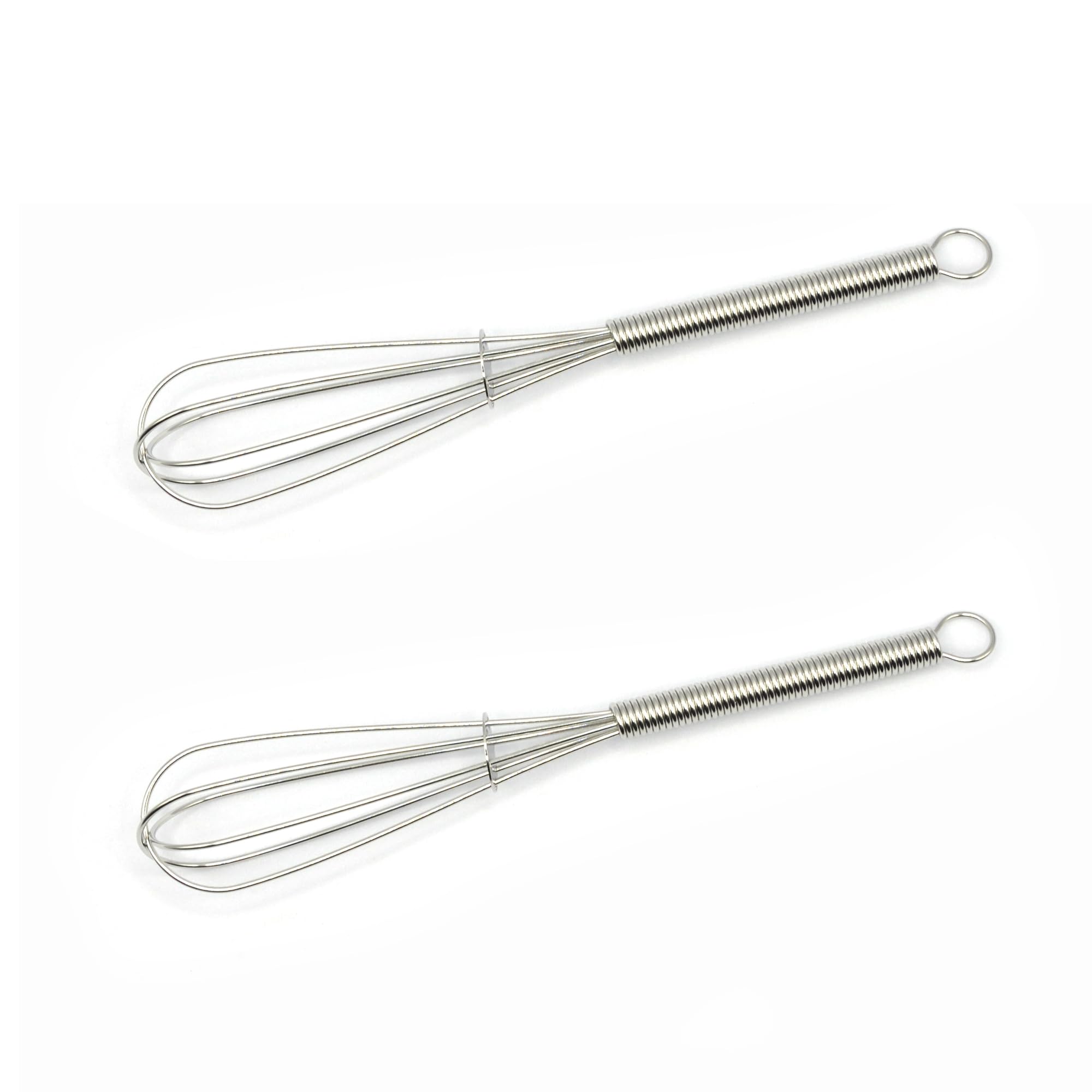 Mini Whisks 5 Inch 2Pcs,Stainless Whisk, Hand Egg Mixer For Flour Cake Egg, Kitchen Cooking Baking Use Whisk