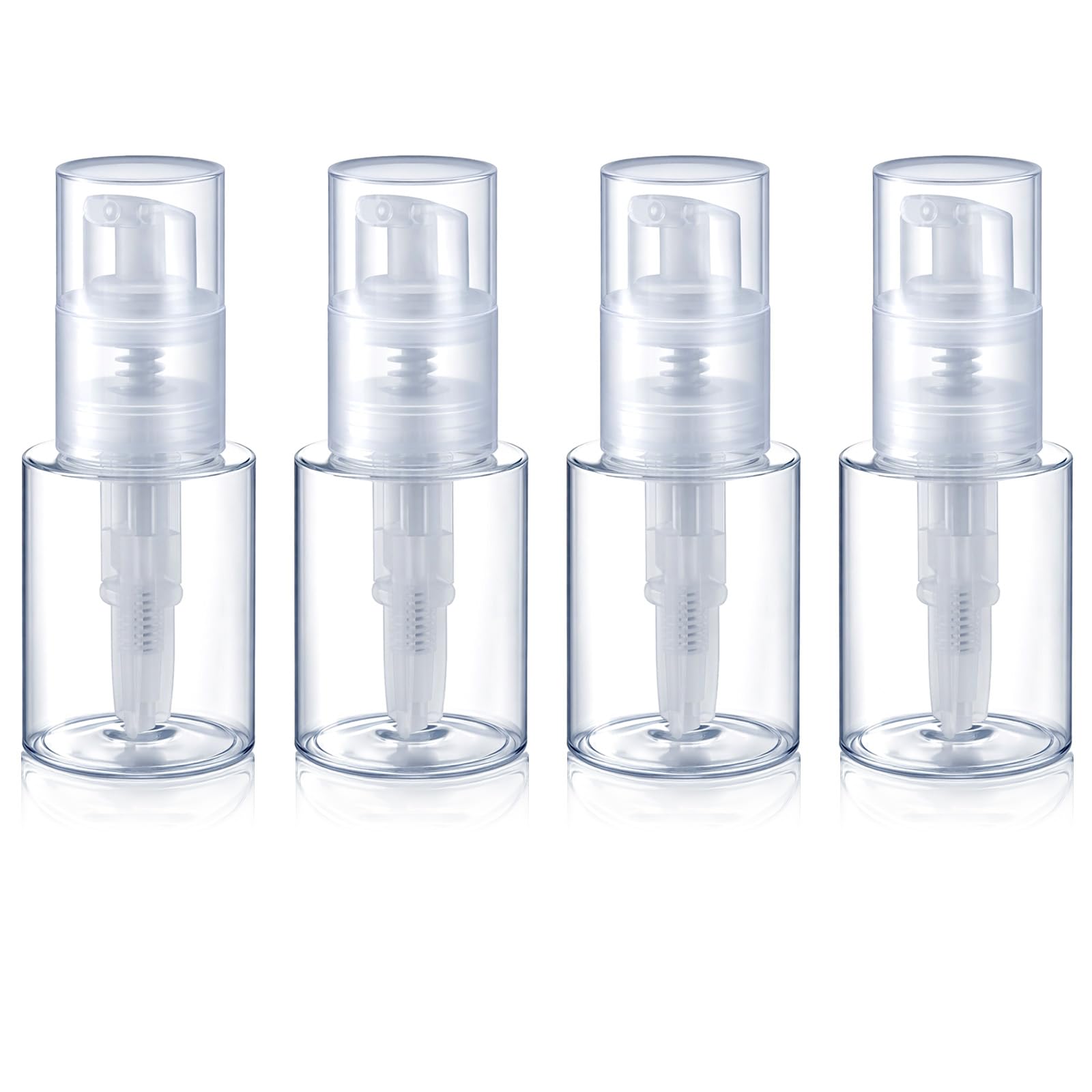 Sawysine 4 Pcs 120ml Empty Powder Spray Bottles Plastic Glitter Duster Sprayer Transparent Craft Glitter Spray Bottles Multipur