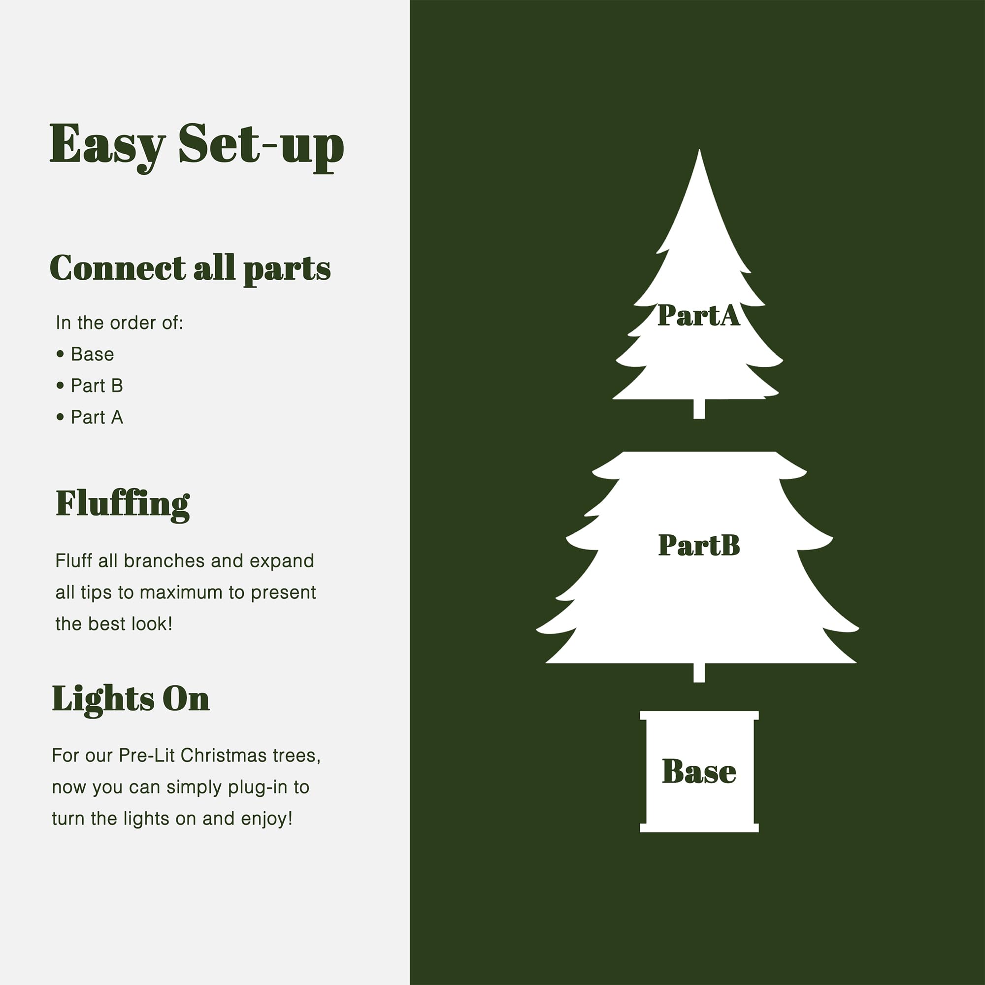 LuxenHome 4FT Potted Flocked Christmas Tree, Small Christmas Tree Prelit with 70 Warm White LED Lights, Berries and Pine Cones,