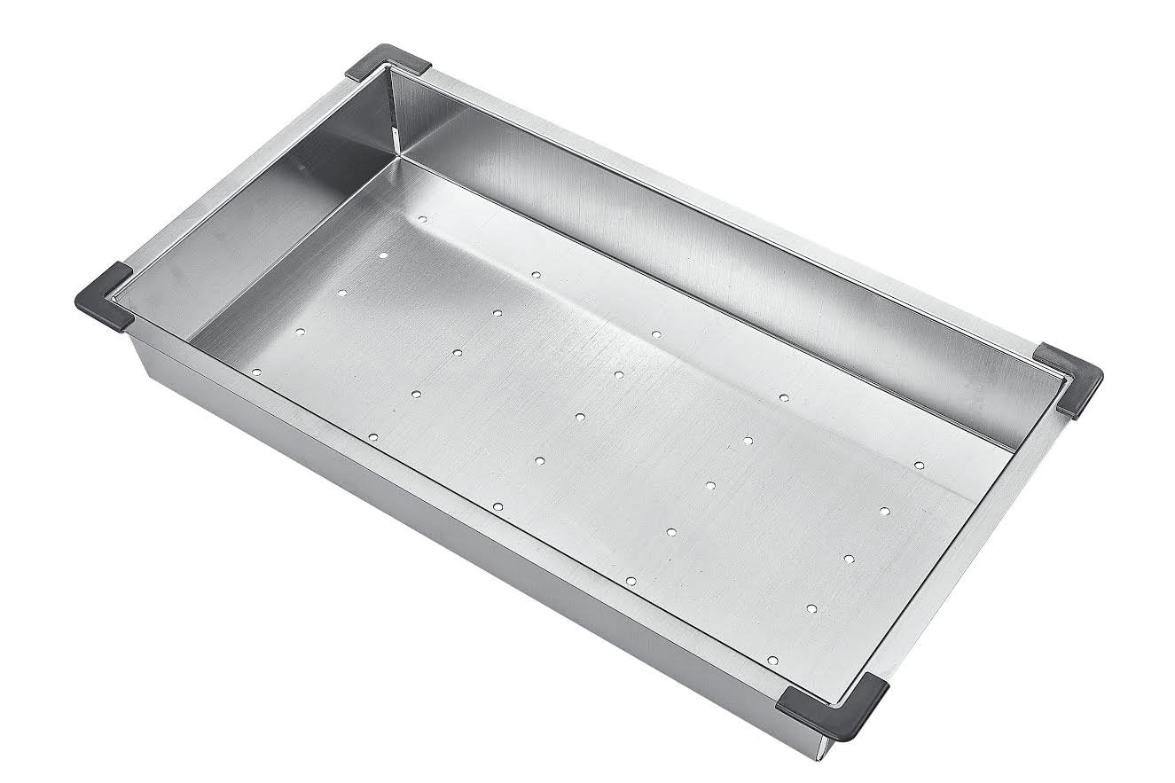 Starstar 18'' Stainless Steel Colander For Kitchen Sink