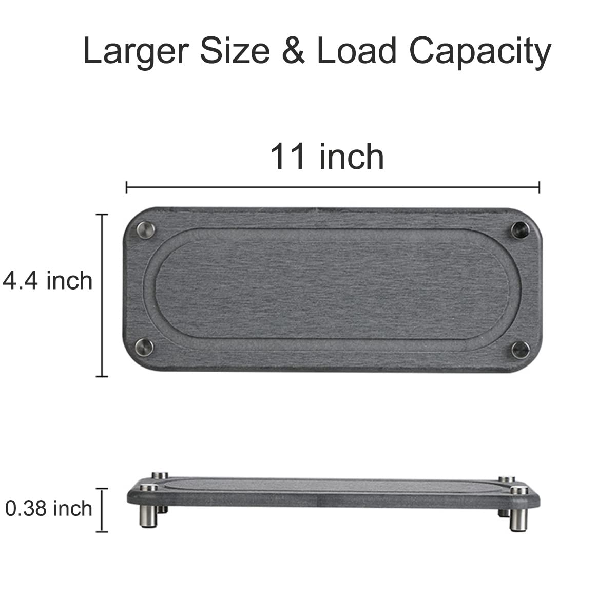 Afoobezos | Stone Drying Mat For Kitchen Counter | Stone Dish Drying Mat With 4 Interchangeable Stainless Steel Feet | Dish Dryi