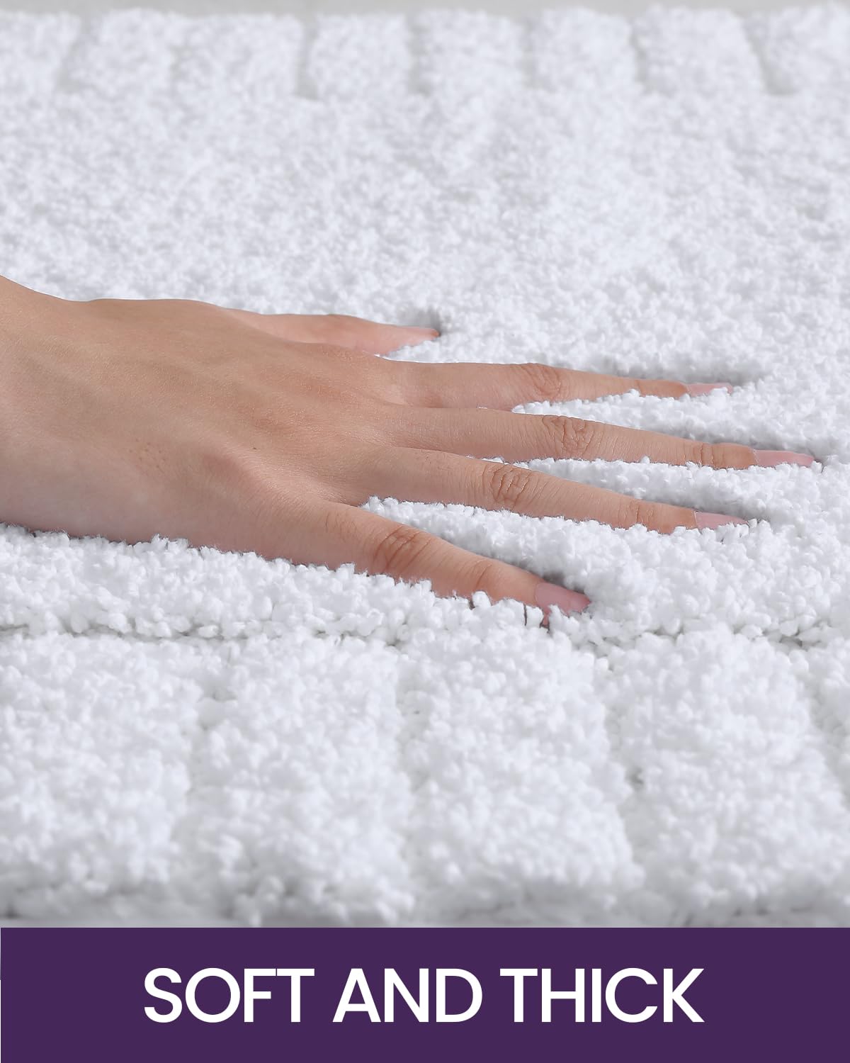 Dexi Bathroom Rugs 16''X24'', Non Slip Bath Mats For Bathroom Floor, Ultra Soft And Absorbent Bath Rug Shower Carpet, Machine Wa