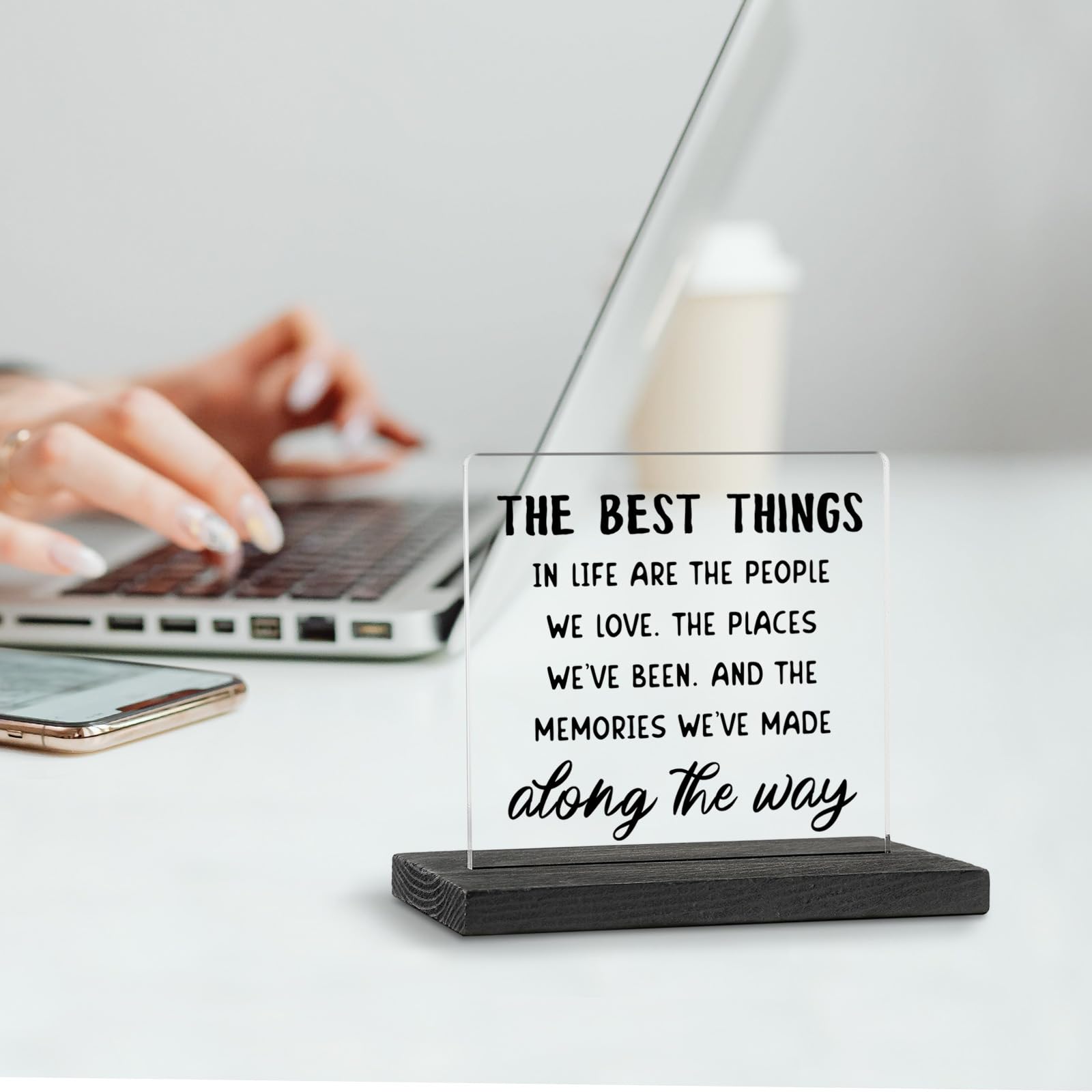 Inspirational Quotes Desk Decor Gifts Motivational Desk Decorations for Women Men Friends Coworker Students Teenagers Adults Men