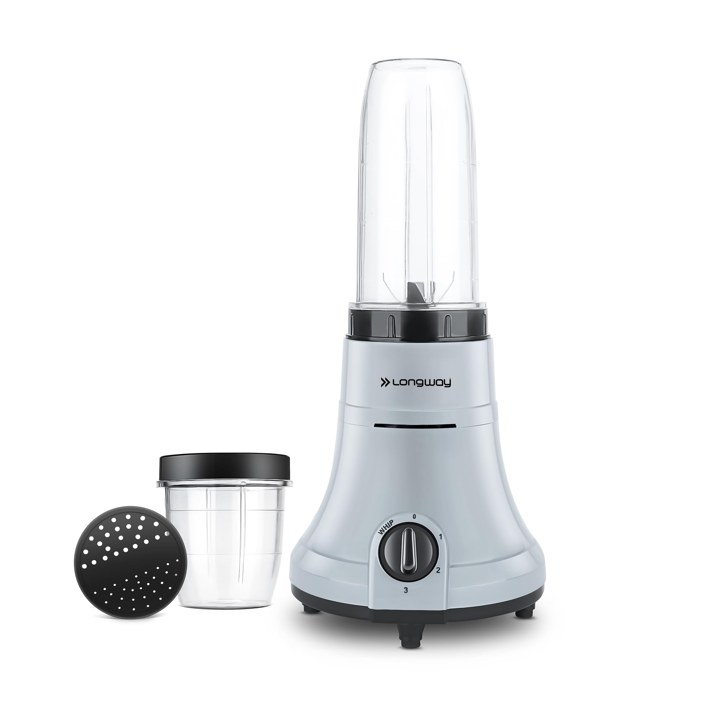 Longway Sage 500 Watt Juicer Mixer Grinder With 2 Jars For Grinding, Mixing, Juicing With Powerful Motor | 2 Year Warranty | (Bl