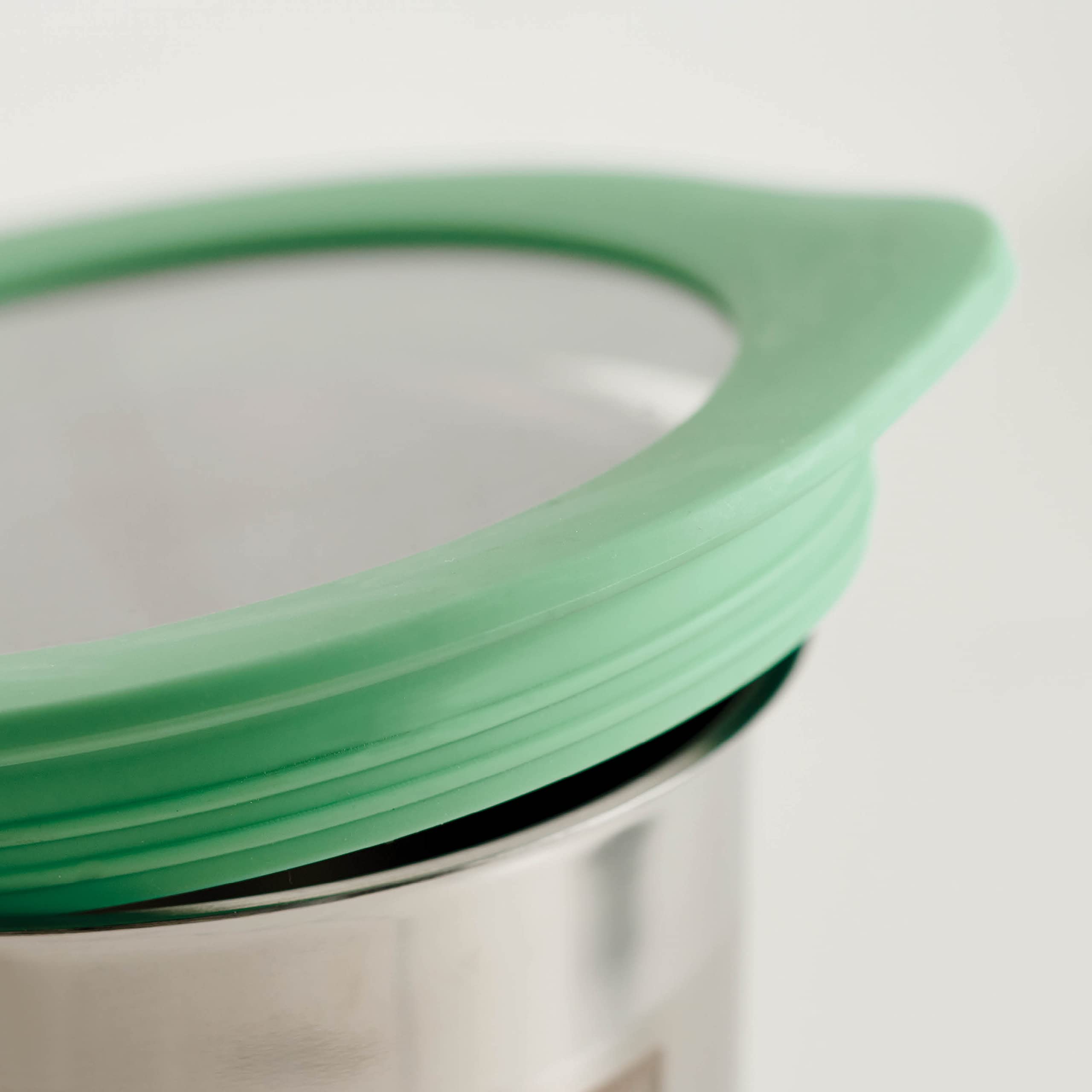 Tramontina 4 Pc Stainless Steel Canister Set Mint Green, 80204/025Ds