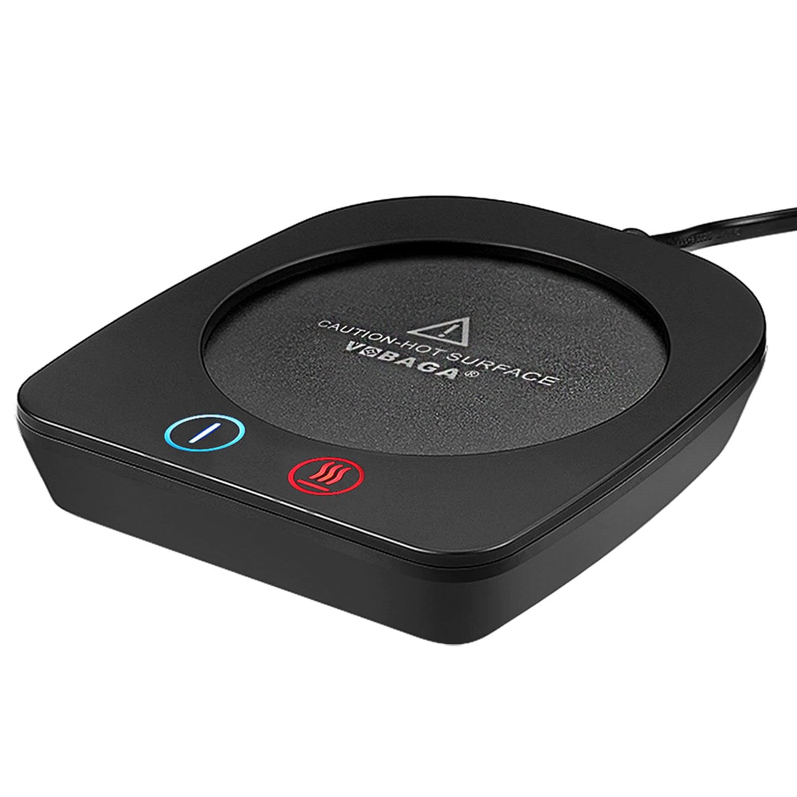 Vobaga Mug Warmer& Coffee Mug Warmer For Office Desk Use, Candle Warmer With Three Temperature Settings, Coffee Warmer Plate For