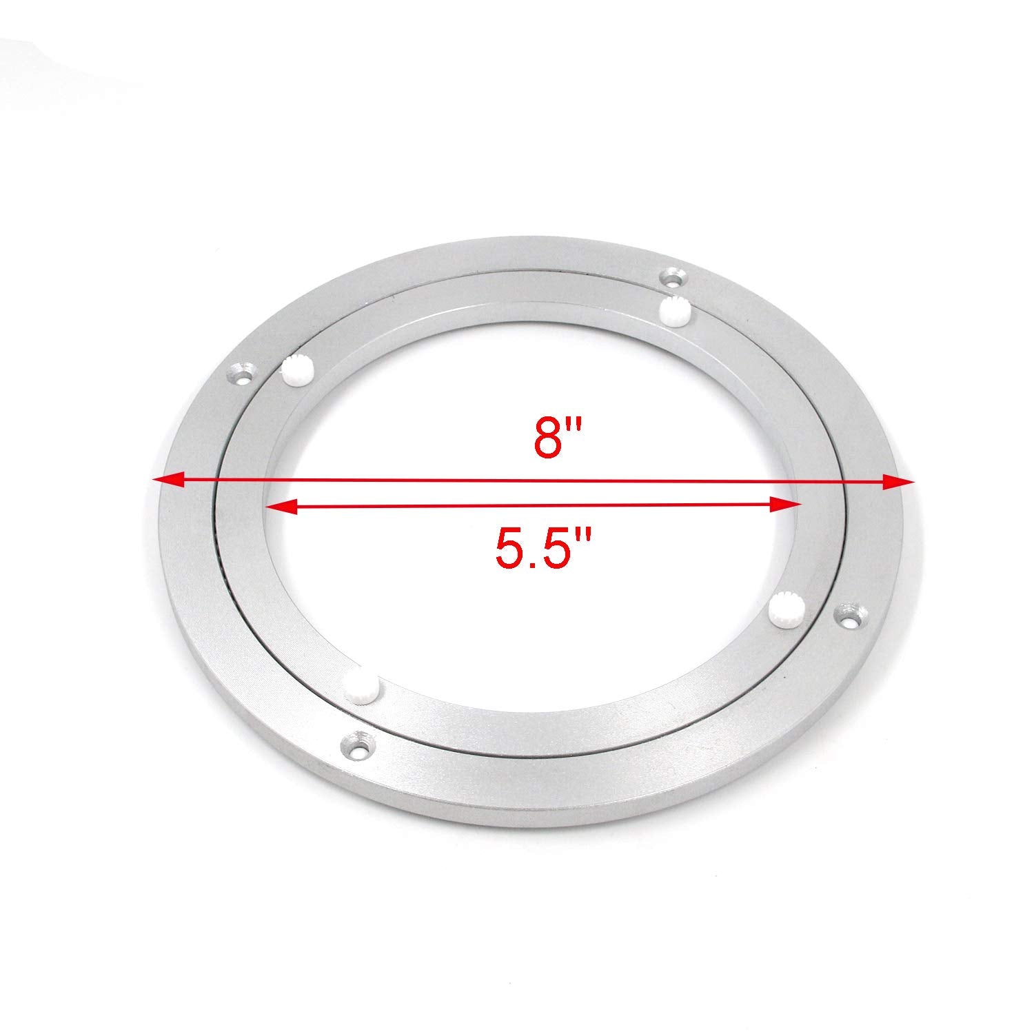 Geesatis Table Turntable Accessories 1 Pcs Metal Lazy Susan Hardware Rotating Turntable Bearing Round Swivel Plate, Smooth Swive
