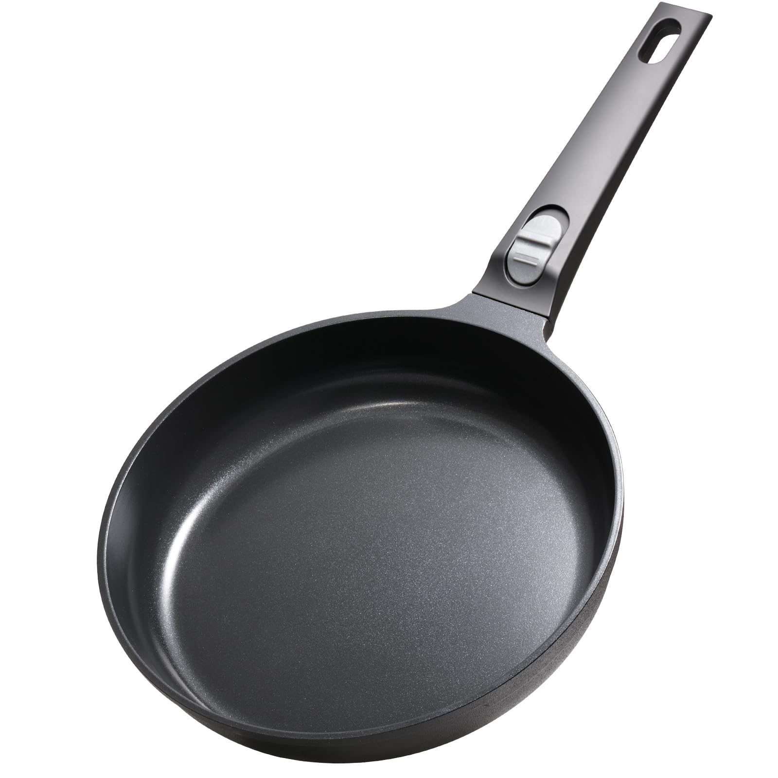 USELUCK 9.5 Inch Ceramic Nonstick Frying Pan with Detachable Handle, Non Toxic Skillet for Eggs & Omelets, Induction Compatible 