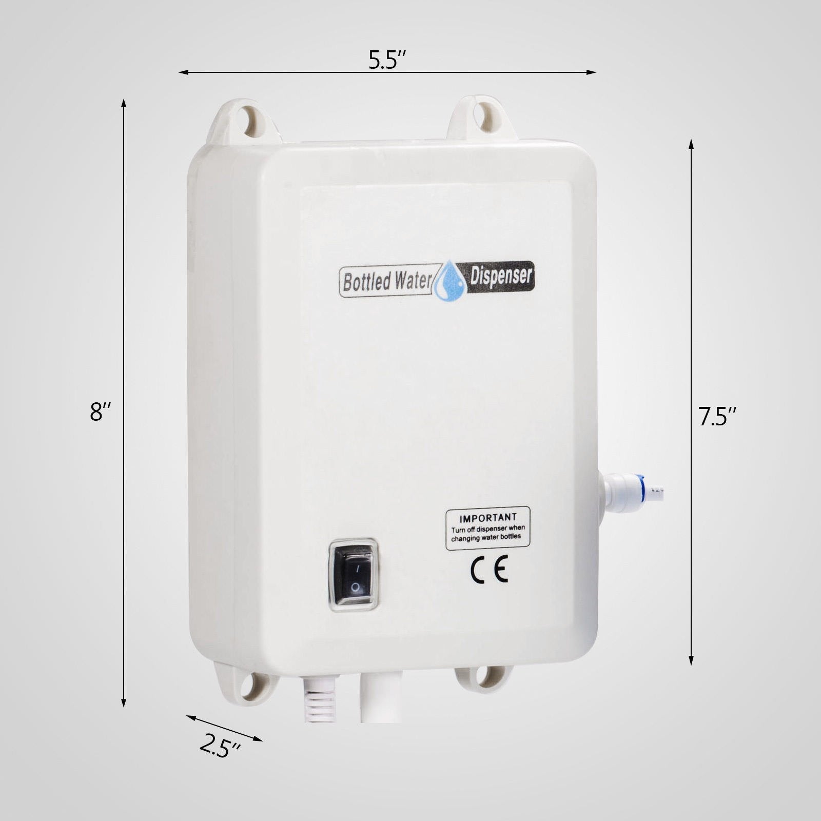 Liyuan Bottle Water Dispensing System With Double Inlets 5 Gallon Water Jug Pump 5Gal Electric Water Dispenser Automatic Refrige