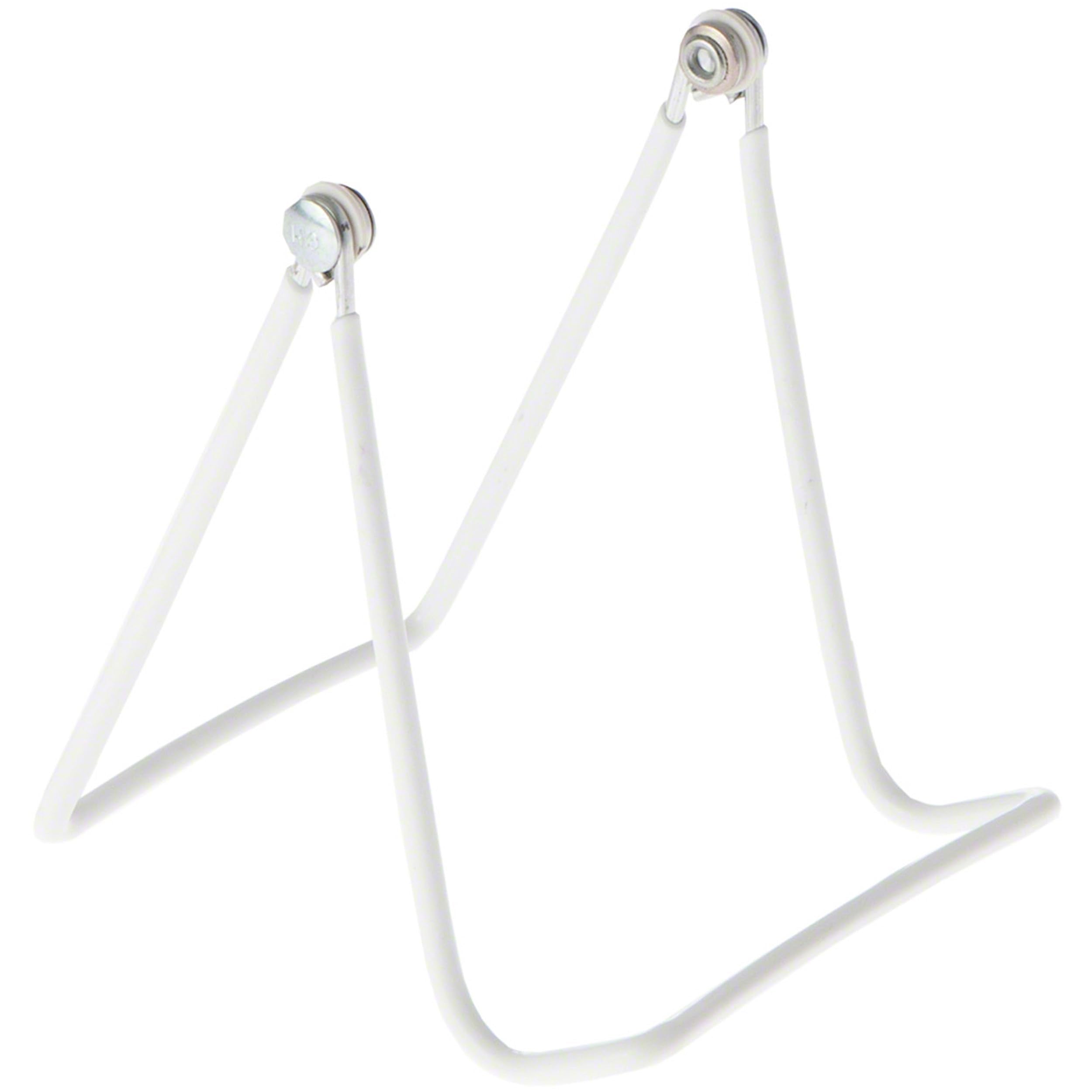 GIBSON HOLDERS 2A Adjustable White Wire Display Easel, 3.75 W x 4 H, Pack of 12