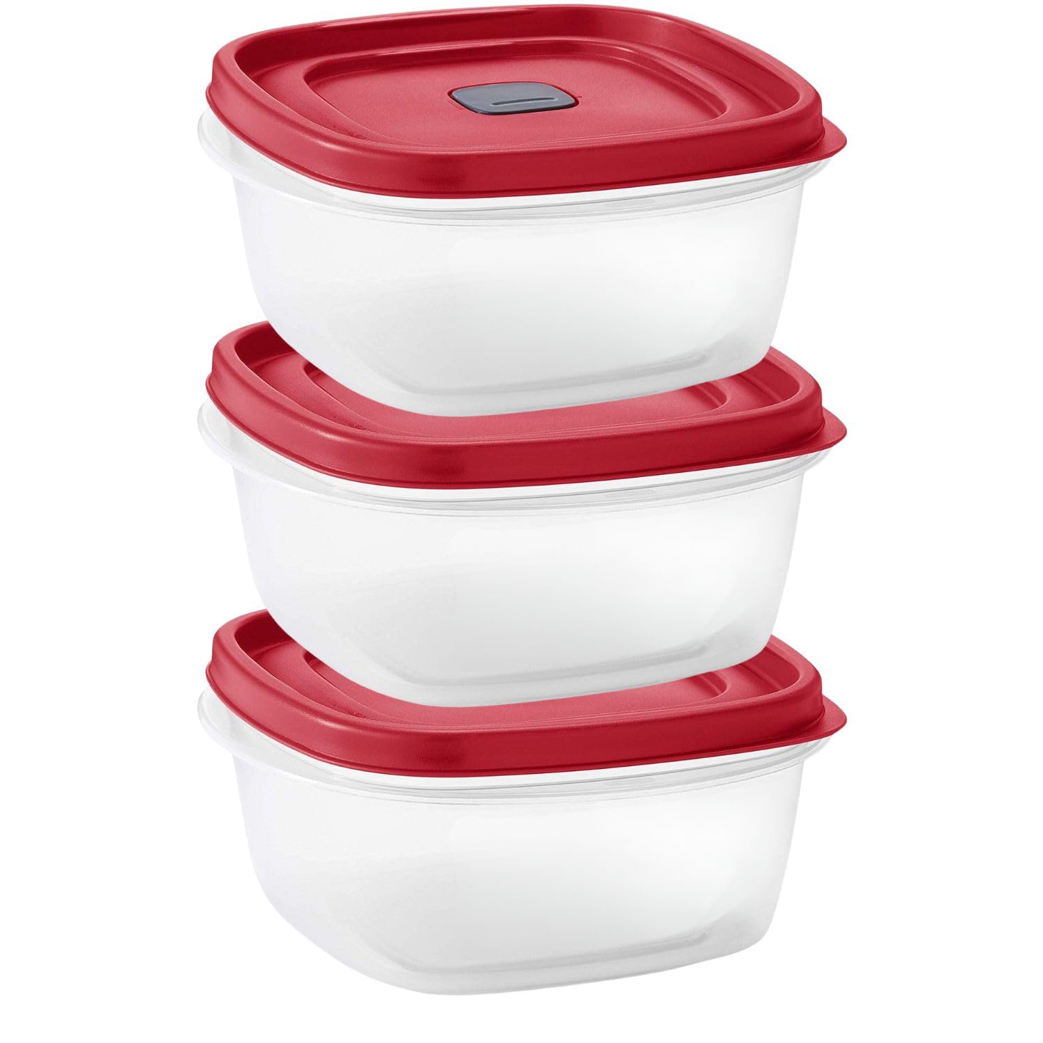 Tribello 5-Cup Food Storage Container with Vented Lid - BPA-Free Plastic, Microwave/Dishwasher/Freezer Safe - Reusable Stackable