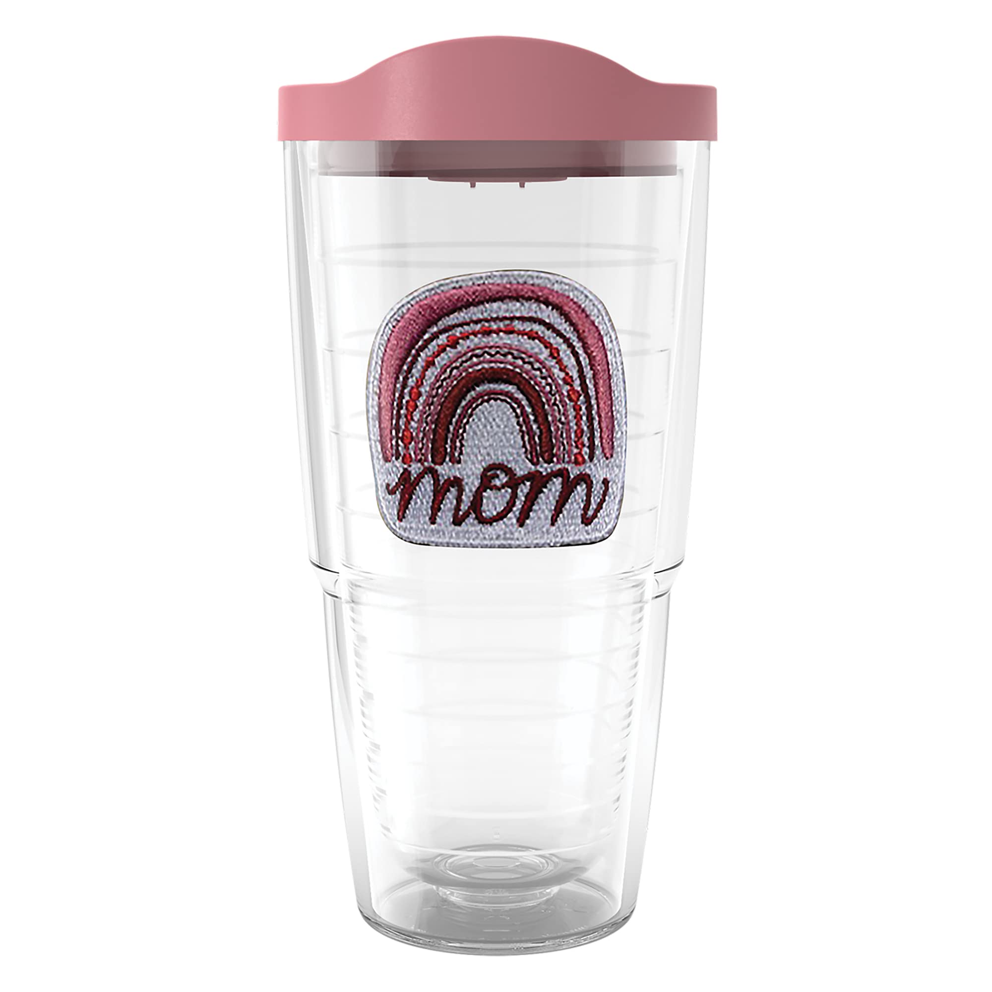 Tervis Boho Mom Rainbow Made In Usa Double Walled Insulated Tumbler Cup Keeps Drinks Cold & Hot, 24Oz, Classic