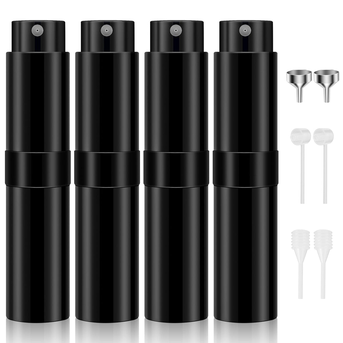 Saiveina 8Ml Travel Perfume Atomizer Bottles Refillable, Mini Atomizer Sprayer For Perfume, Empty Travel Cologne Bottle Pocket P