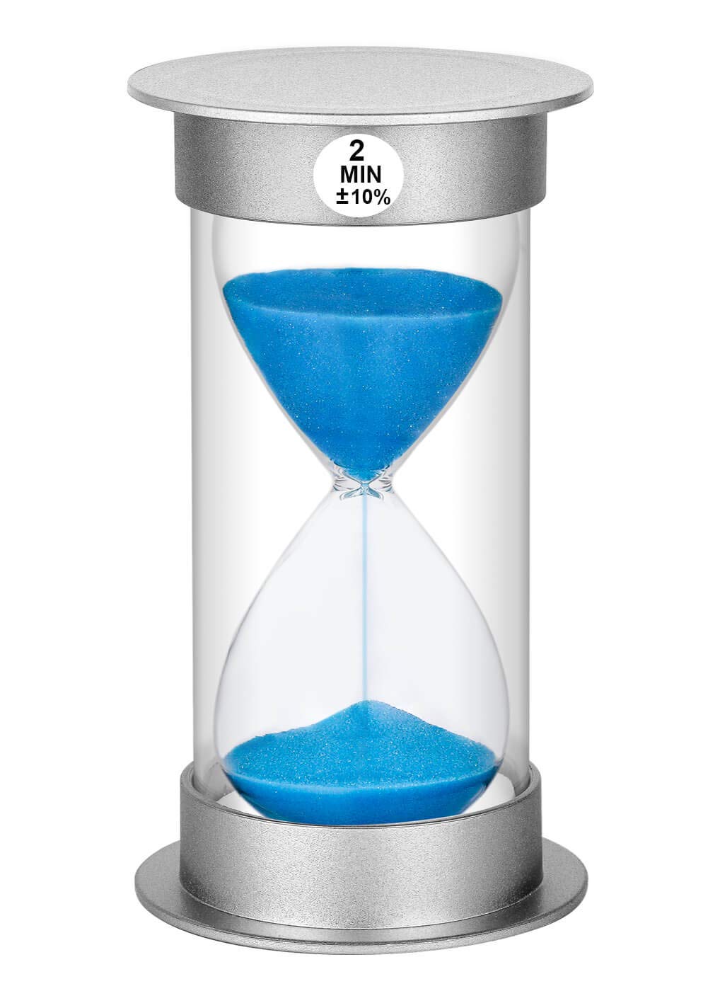 Sand Timer 2 Minute Hourglass Timer, Plastic Sand Clock 2 Minutes, Large Sand Watch 2 Minutes, Hour Glass Sandglass Timer For Ki