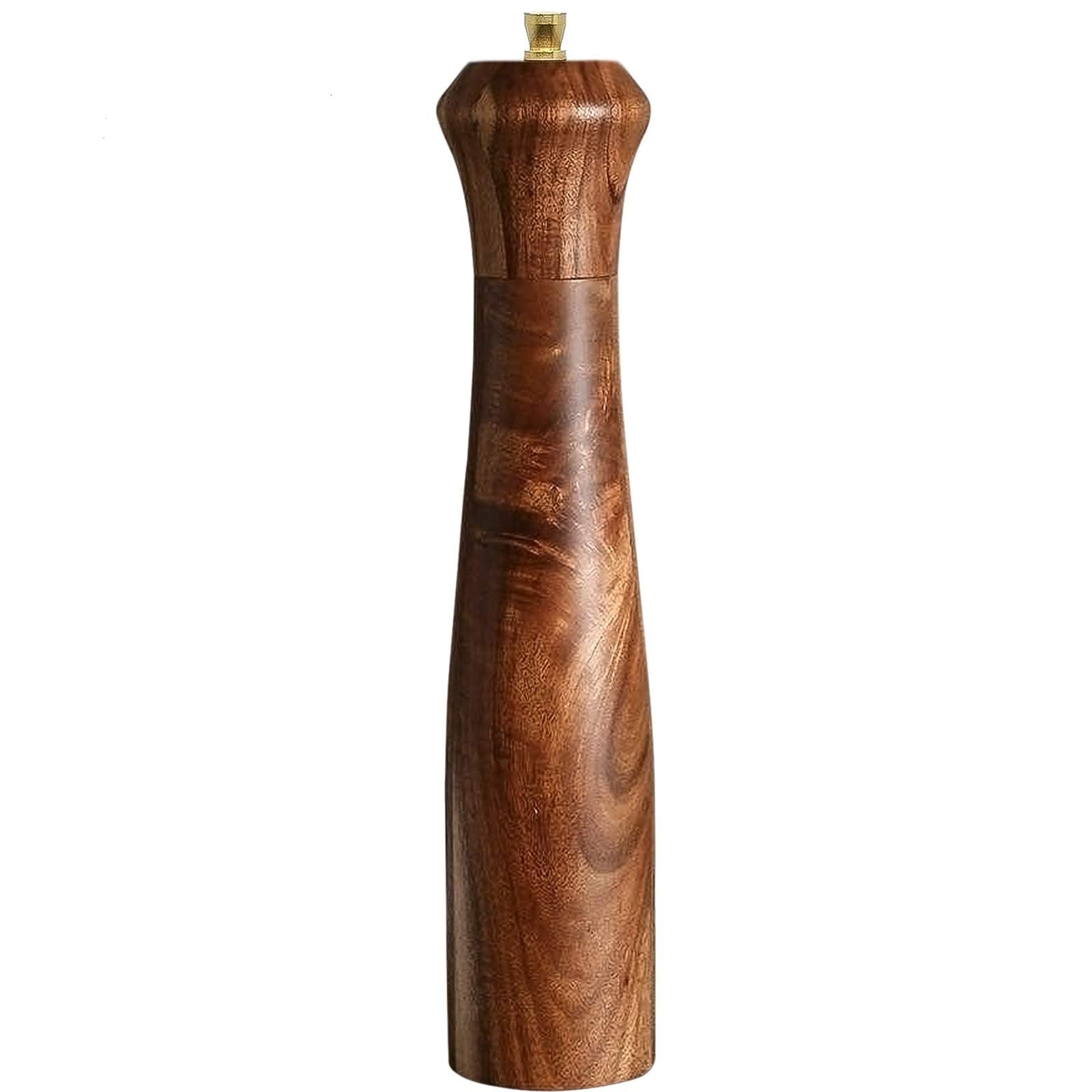Wooden Pepper Grinder, Pepper Mill With Adjustable Coarsenesssalt And Salt Pepper Grinder Shaker Tableware Gifts,Acacia Wood Sal