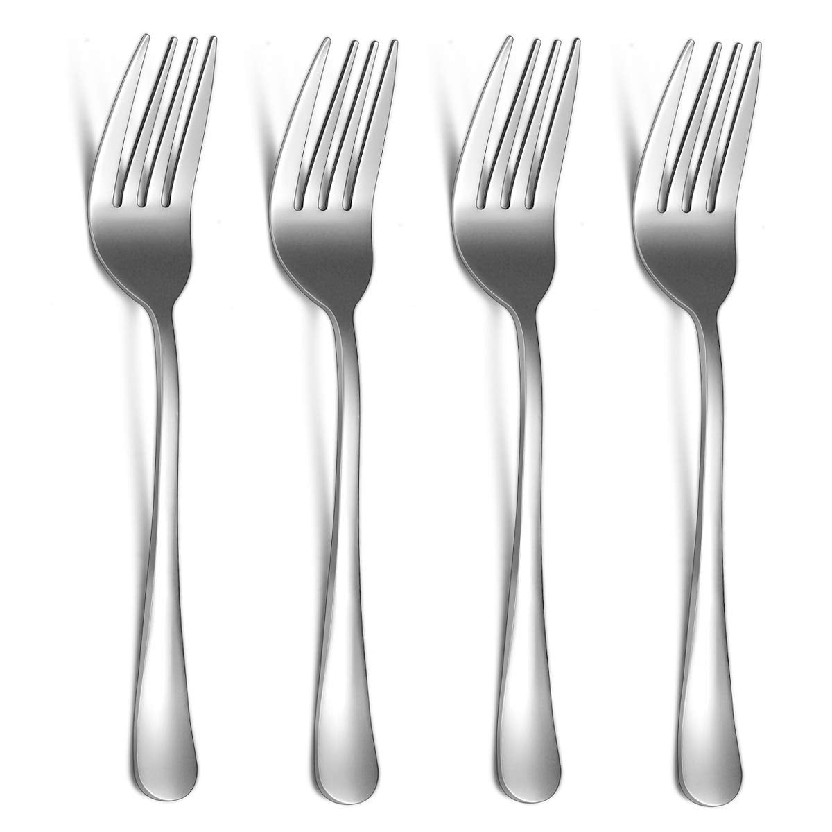 Serving Forks 4 Pieces, Kyraton Serving Fork Cold Meat Fork Stainless Steel Serving Utensils, Serving Set Packing Of 4