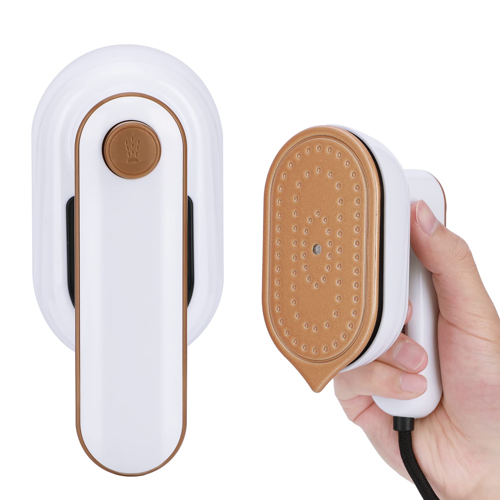 Portable Handheld Iron, Brynnl Mini Handheld Steamer Iron For Clothes, 180Rotatable Travel Garment Steamer, Mini Ironing Machine