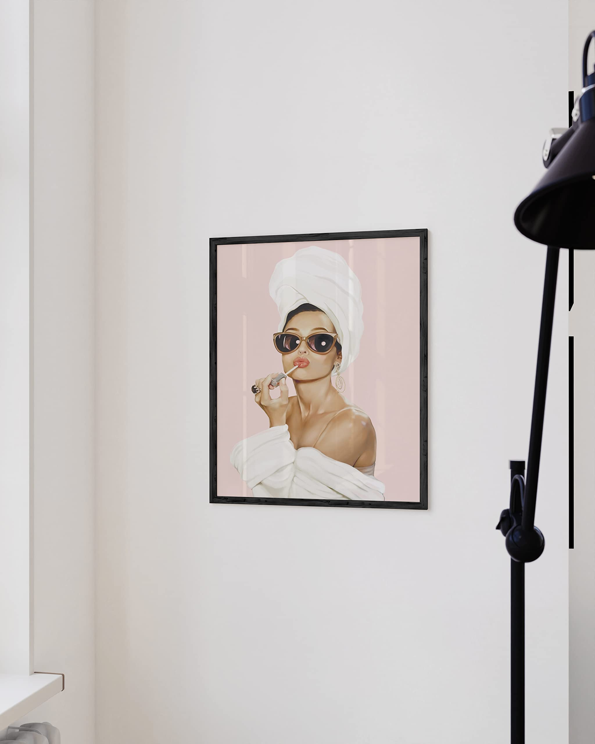 HAUS AND HUES Audrey Hepburn Wall Art Vogue Wall Decor Audrey Hepburn Poster Hollywood Wall Art  Audrey Hepburn Pictures for Wall  Vanity Room Wall Art UNFRAMED (16 x 20)