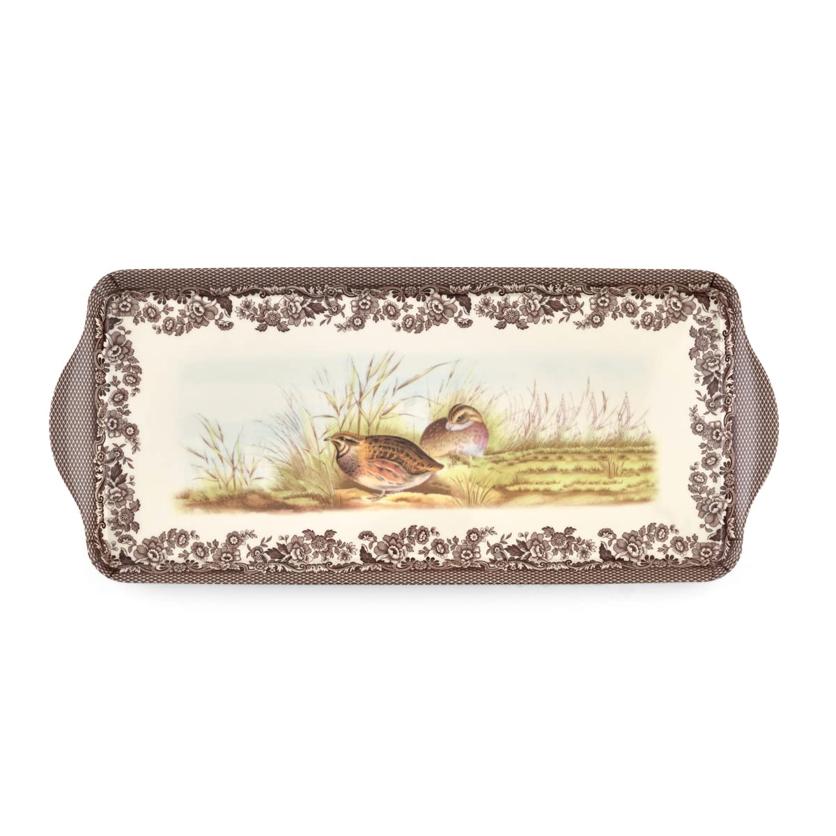 Spode Woodland Collection Sandwich Tray | Serving Platter | Crudit   And Appetizer Tray For Indoor And Outdoor Use | Made Of Mel