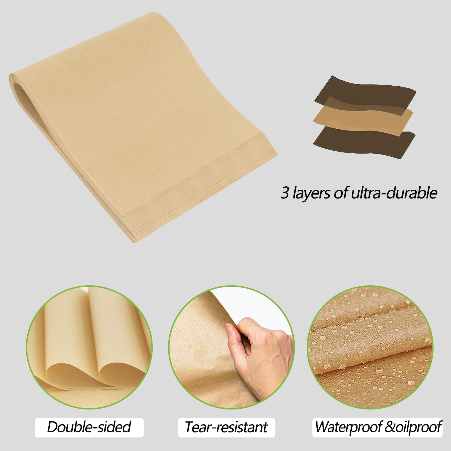150 Pcs Large Freeze Dryer Paper Mats For Harvest Right Freeze Dryer Tray Accessories 100% Parchment Paper