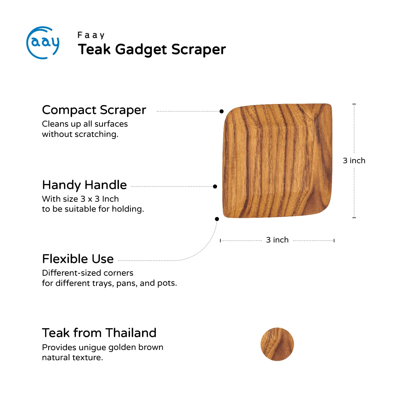 Faay 2 Packs Gadget Scrapers, Dishwashing Scrub For Cleans Kitchen Pans, Pots, Dishes, Bowls, And Plates Removes Food Effectivel