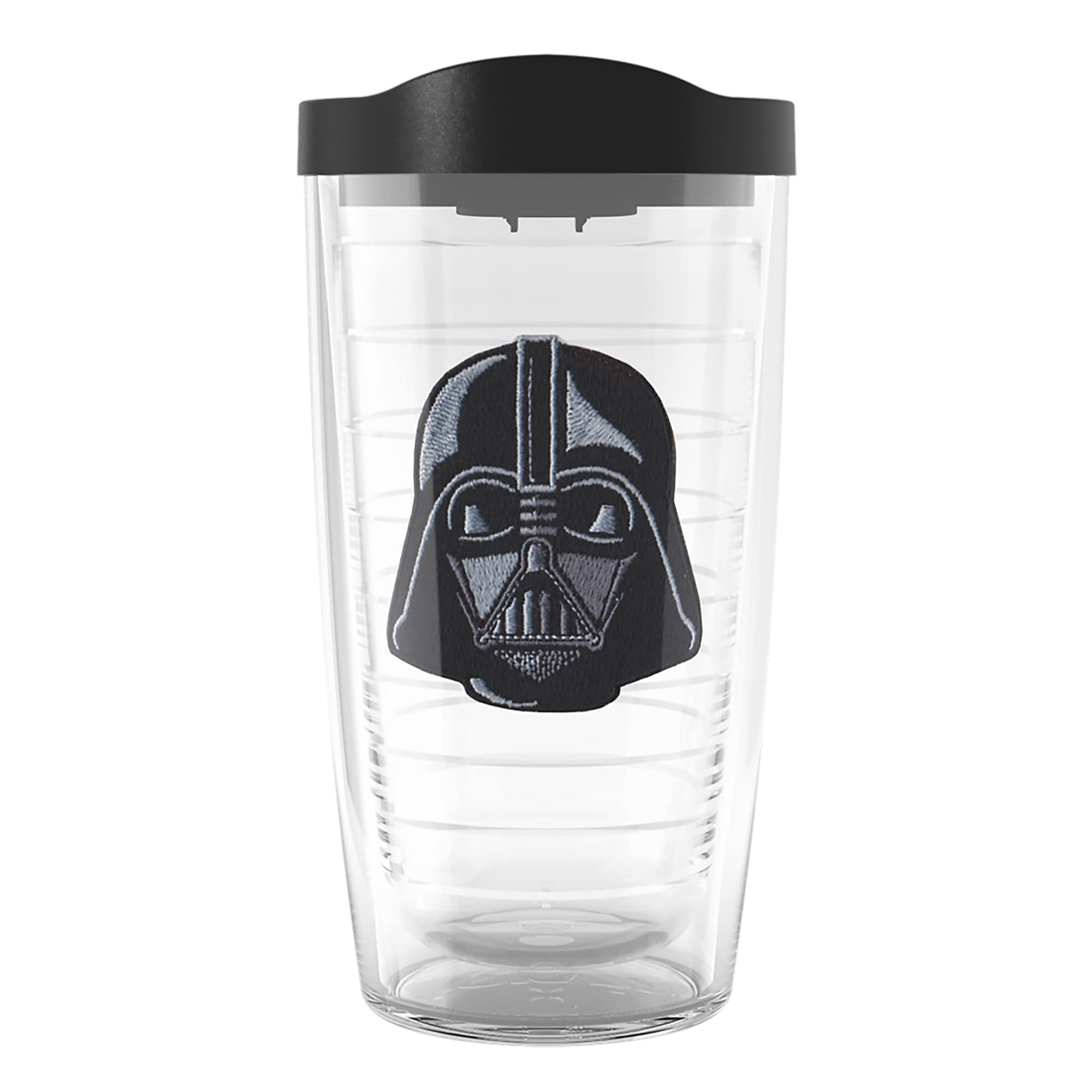 Tervis Star Wars Darth Vader Emblem Made in USA Double Walled Insulated Tumbler Travel Cup Keeps Drinks Cold & Hot, 16oz, Classi