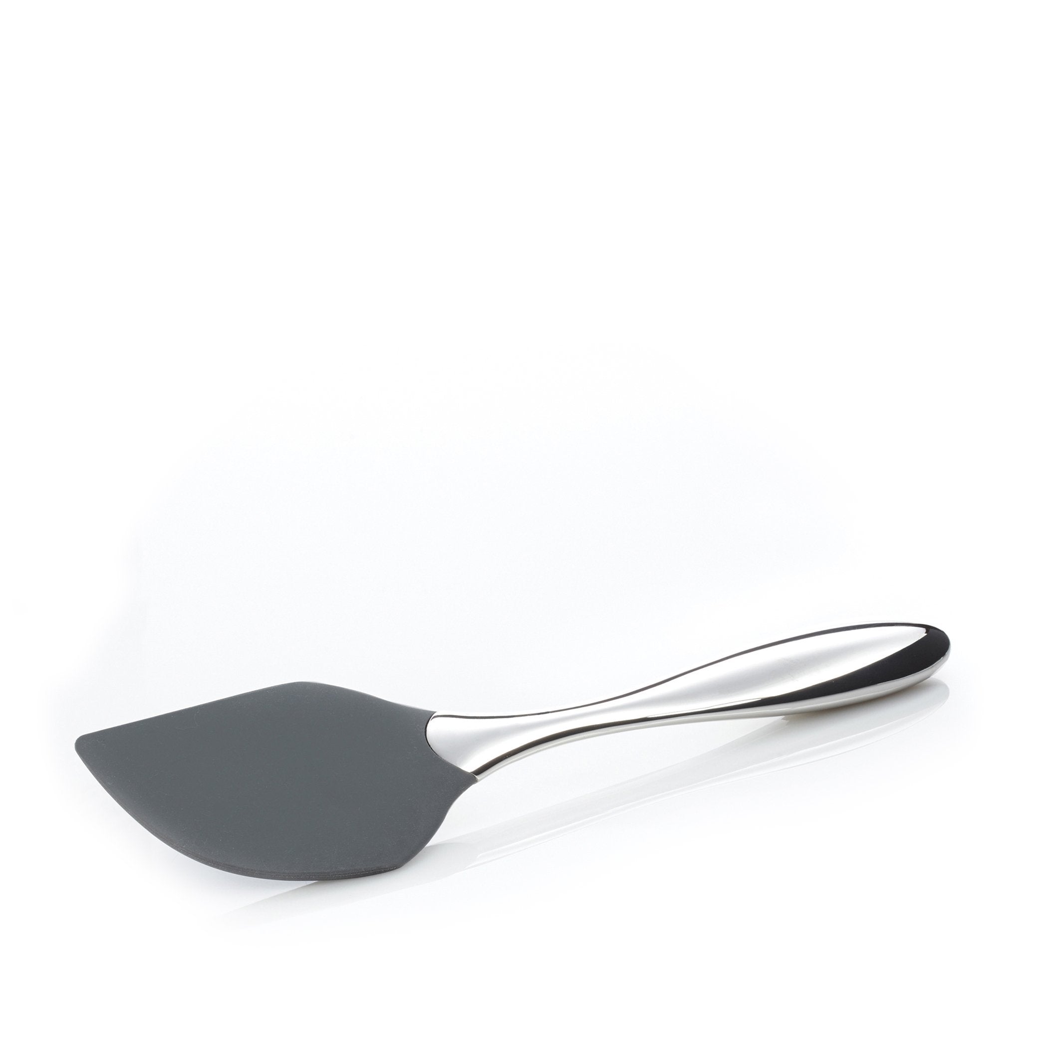Nambe Curvo Spatula Bowl Scraper | 12 Inch Heat Resistant Kitchen Scraper For Baking And Cooking | Made Of Stainless Steel And S