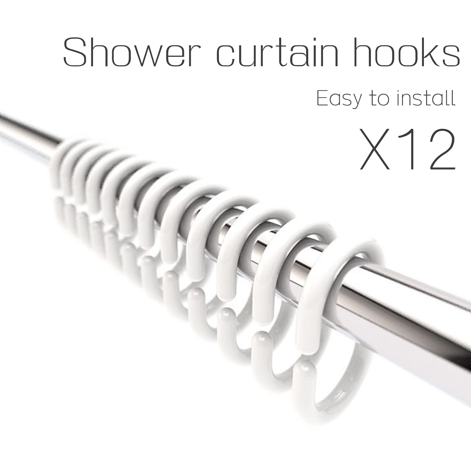 Tititex Aesthetic Checkerboard Grid Pattern Shower Curtain, White Black Modern Shower Curtain Sets Decoration 71X71 Inch With Ho