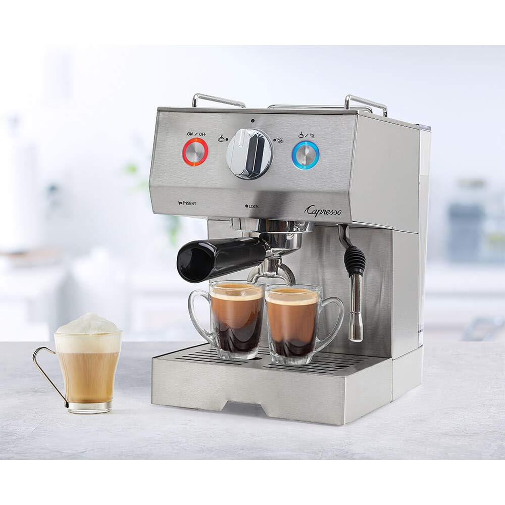 Capresso Cafe Select Professional Stainless Steel Espresso & Cappuccino Machine