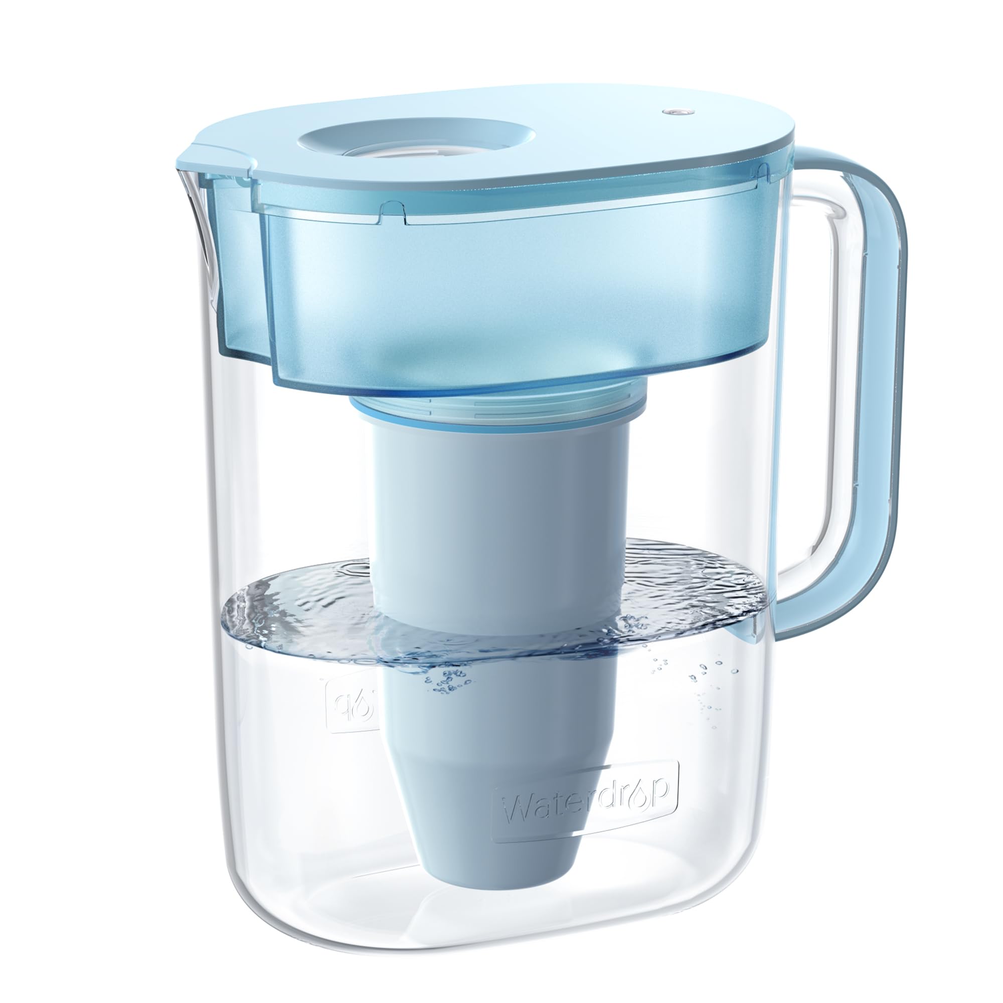 Waterdrop Tds Reduction Water Filter Pitcher With 1 Filter, 10-Cup, 4-Stage Filtration System, Reduces Pfoa/Pfos, Lead, Chlorine