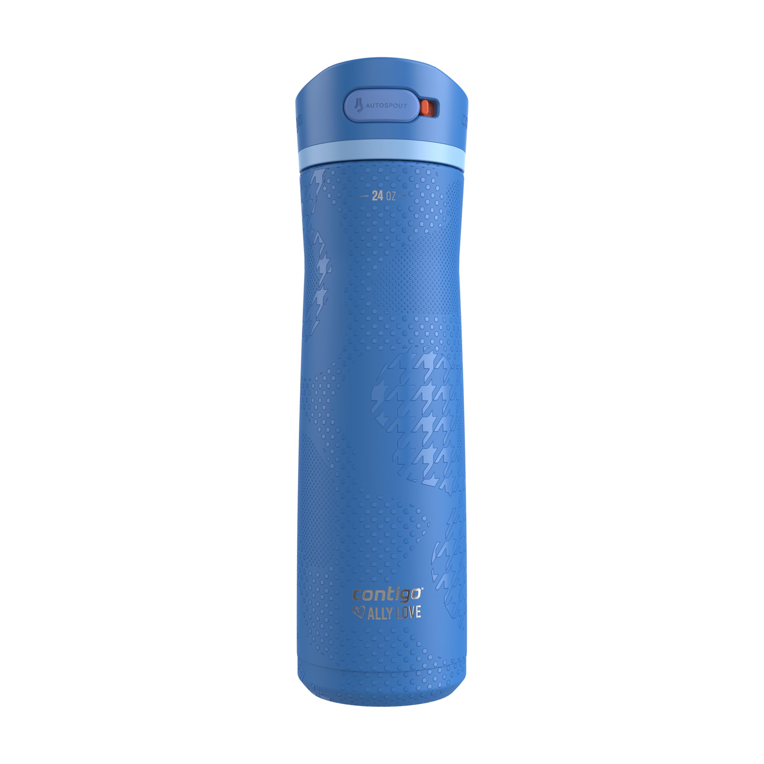 Contigo x Ally Love Steel Insulated Tumbler w/Straw, Autoclose Technology, Easy Clean Lid & Straw, Leak-proof Drinking, Keeps Dr