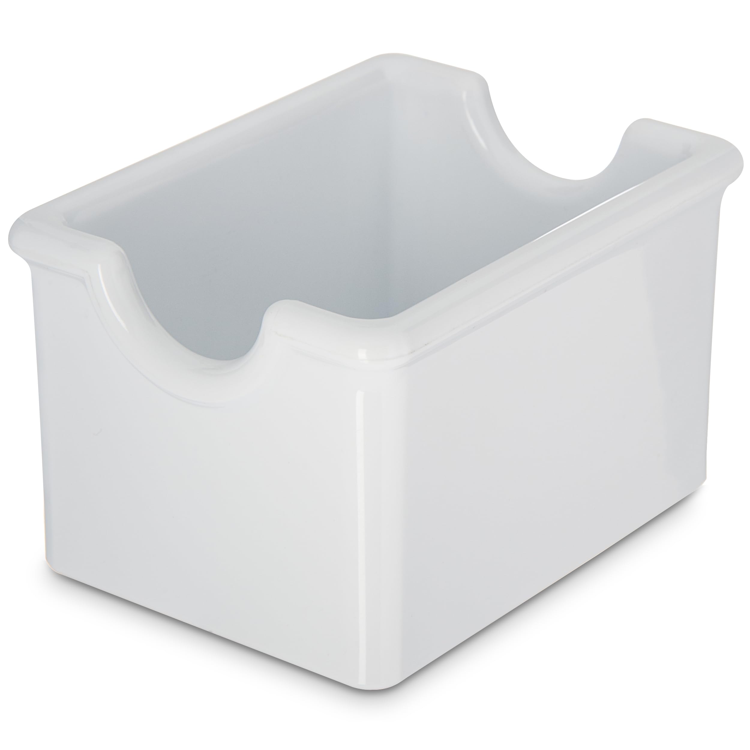 Carlisle FoodService Products Sugar Packet Caddy - SAN Tabletop Organizer Holds 20 Packets - Made for Restaurant, Caf   and Brea