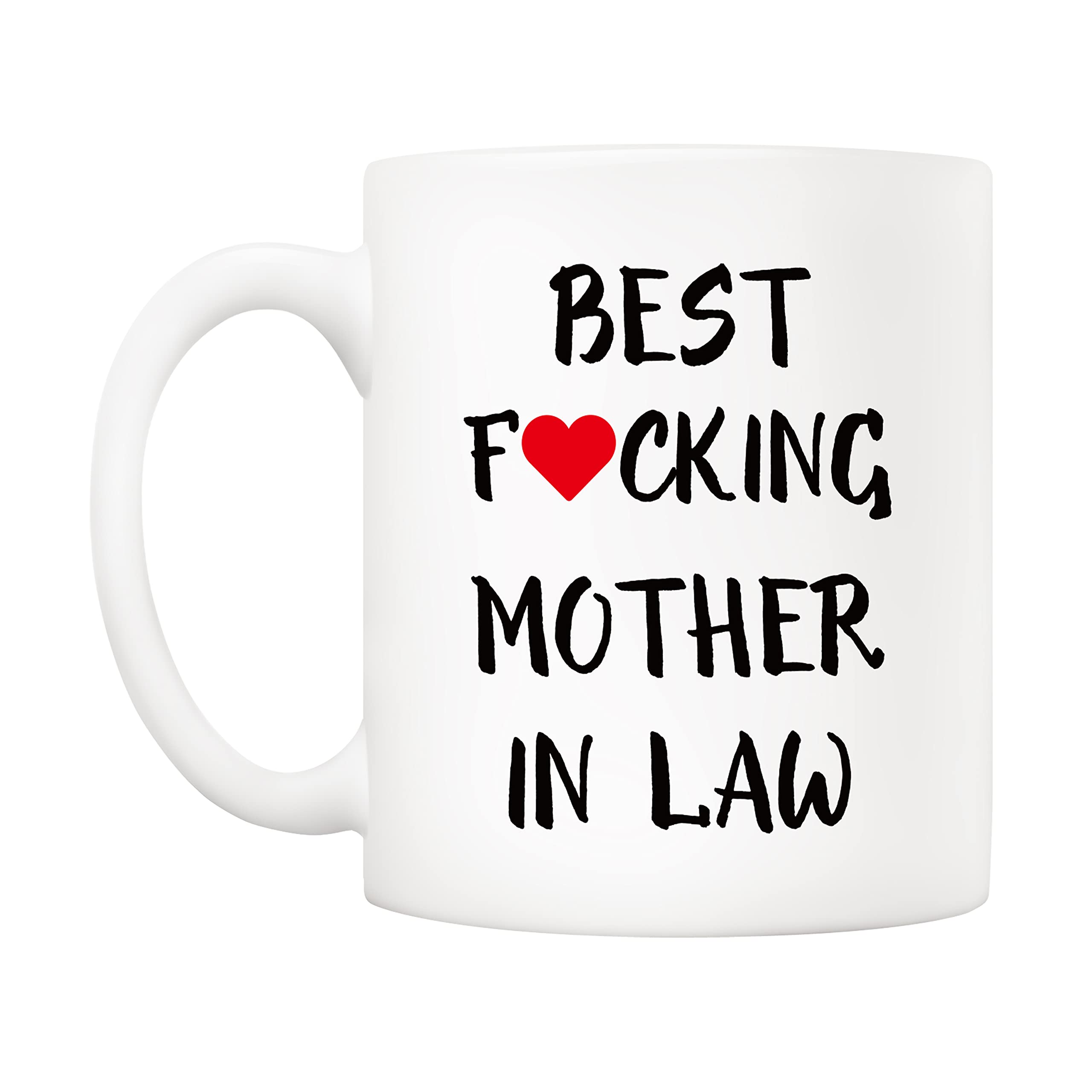 5Aup Mothers Day Christmas Gifts Funny Mother-In-Law Coffee Mug From Son-In-Law, Best Mother In Law Cups 11 Oz, Unique Birthday