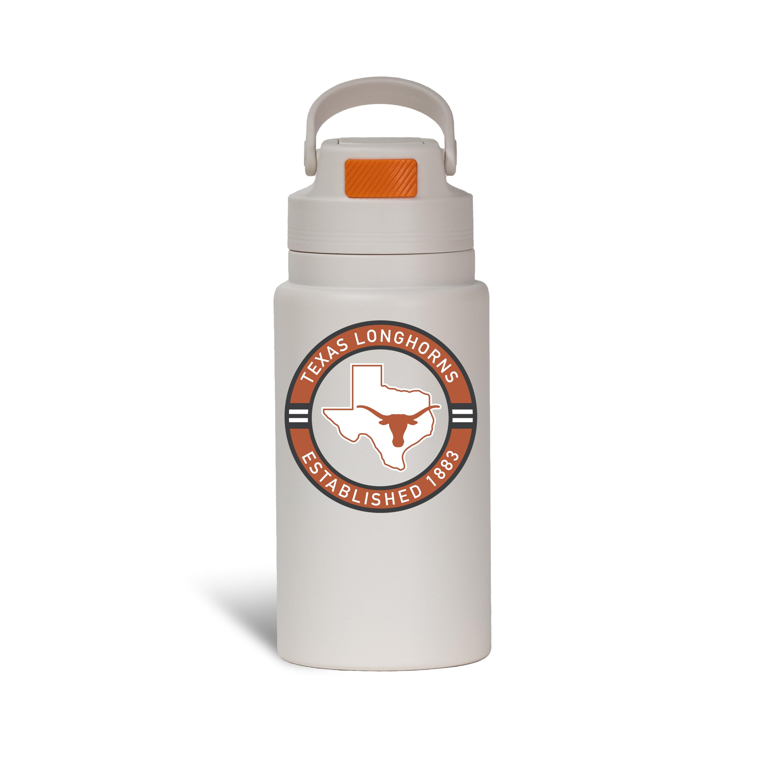 The Memory Company Officially Licensed 26oz Water Bottle with Flip Up Lid, University of Texas
