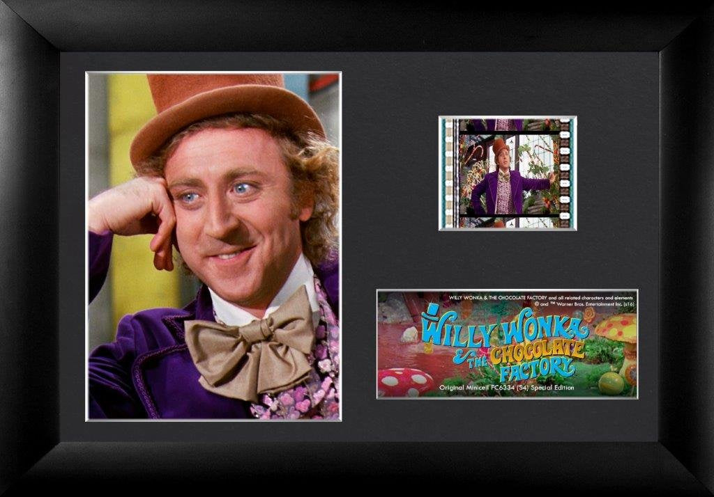 FilmCells Genuine 35mm Framed & Matted Willy Wonka and the Chocolate Factory Gene Wilder USFC6334 (S4)